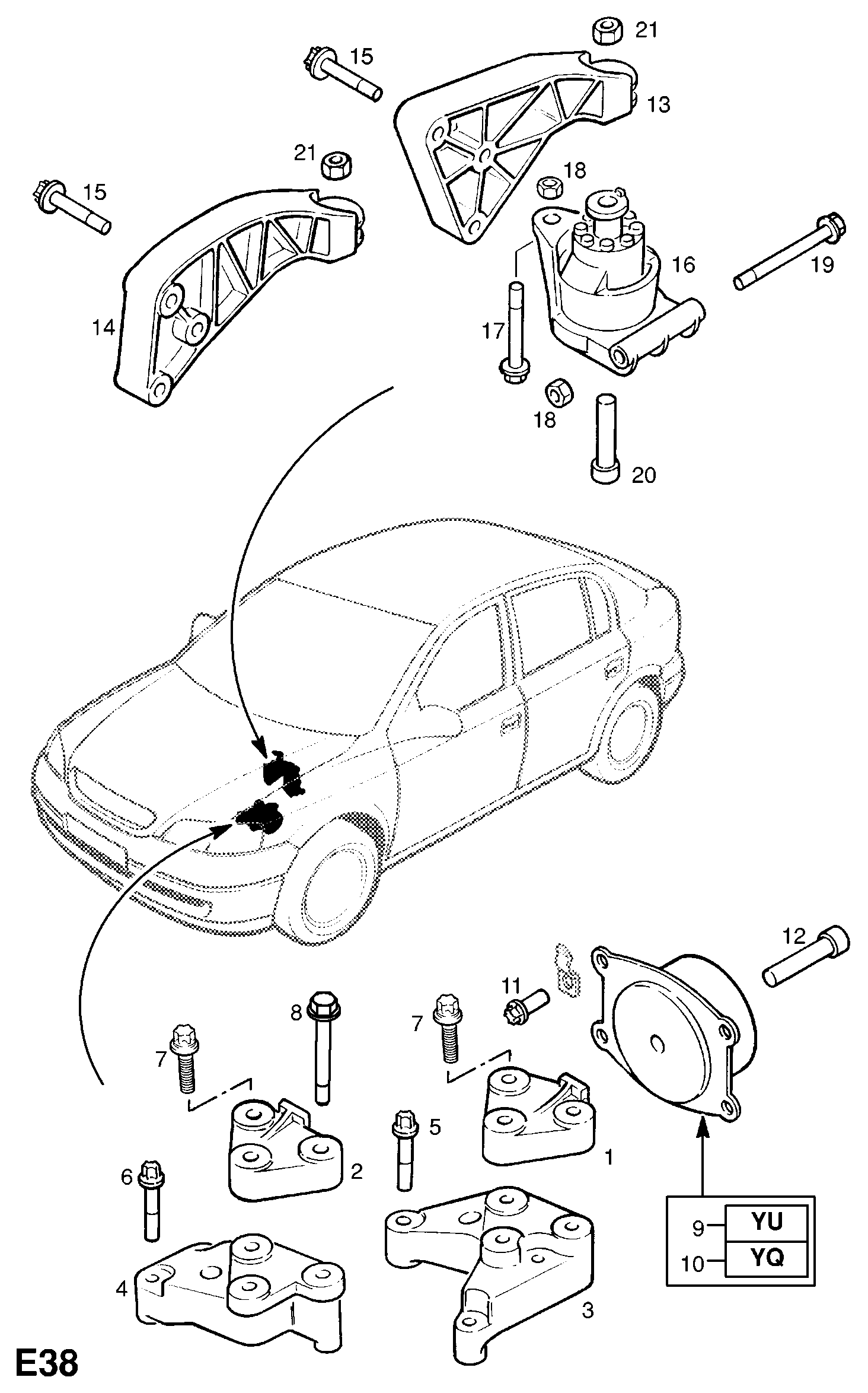 FORD 5682519 - Engine mountings (contd.): 1 pcs. onlydrive.pro