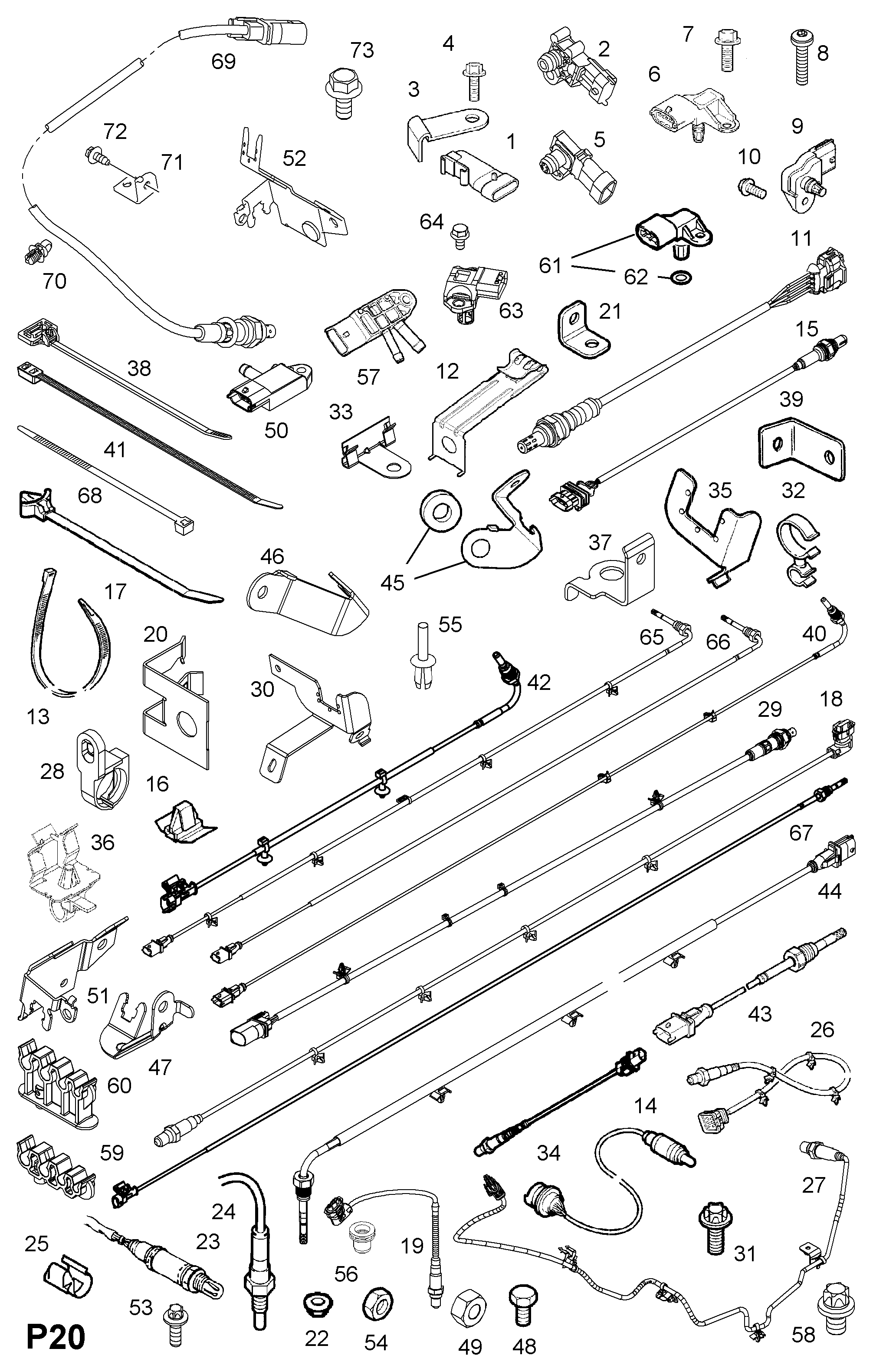 Opel 855268 - Oxygen, Lambda Sensor onlydrive.pro