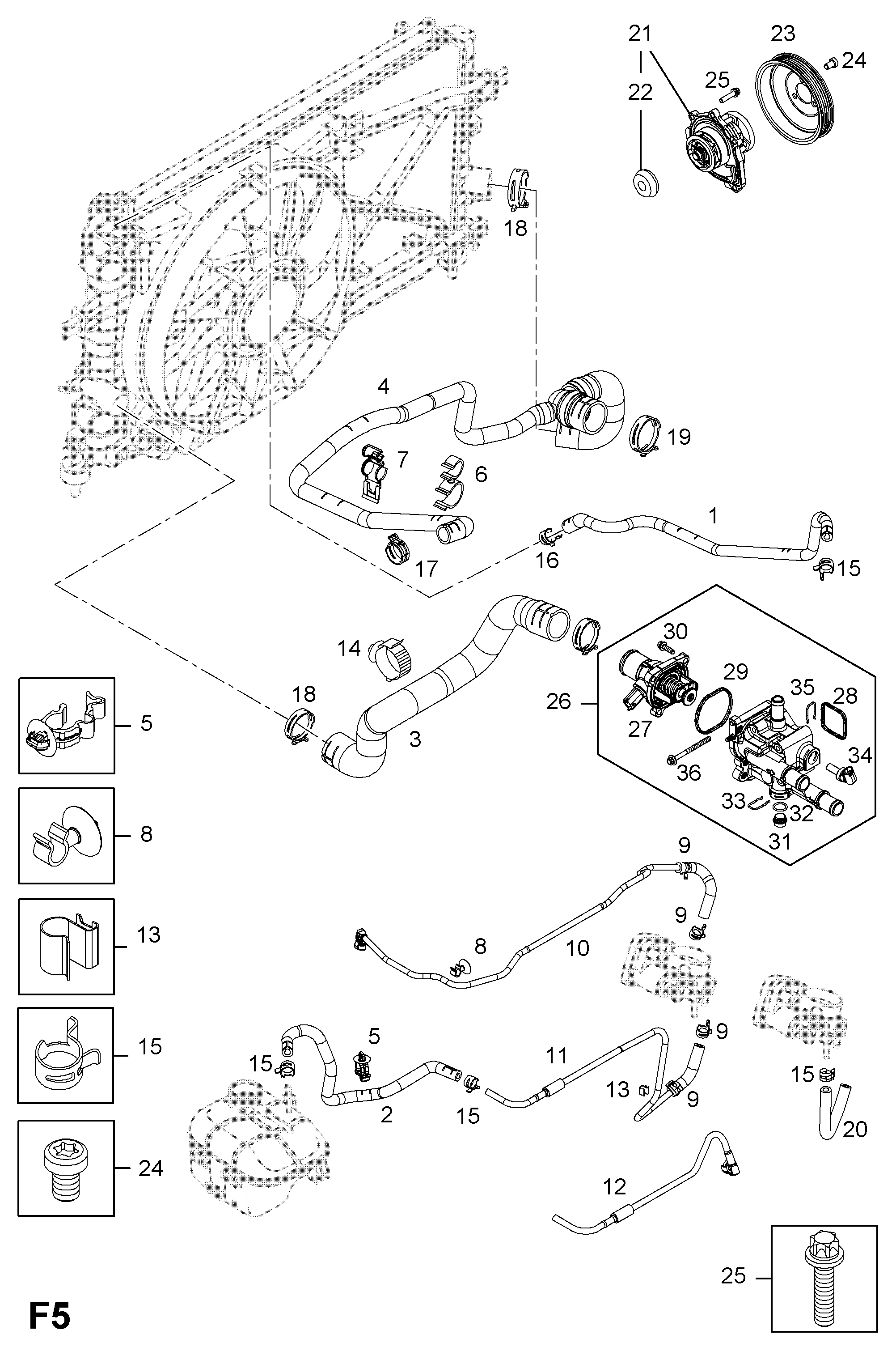 Opel 63 38 044 - Termostats, Dzesēšanas šķidrums onlydrive.pro