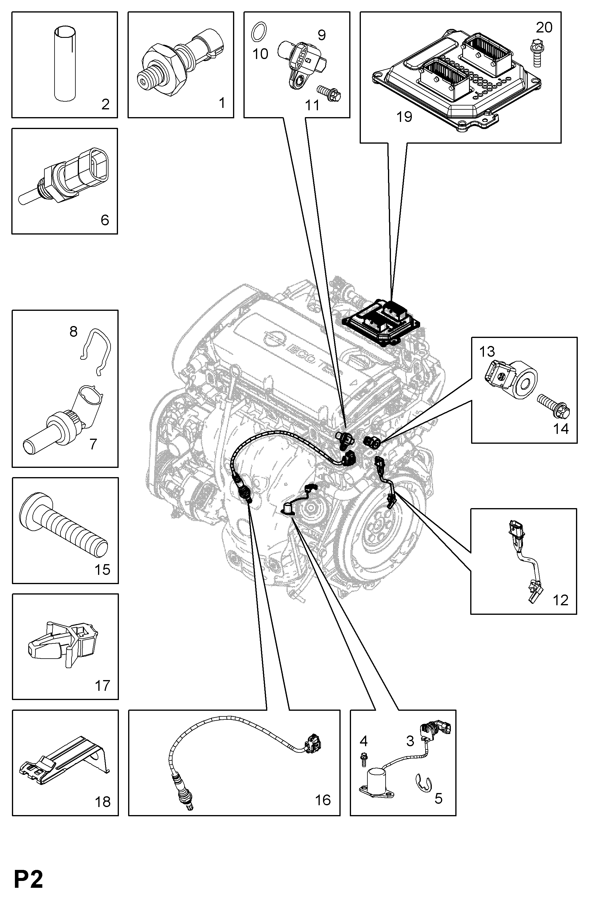 Opel 6338045 - Siuntimo blokas, aušinimo skysčio temperatūra onlydrive.pro