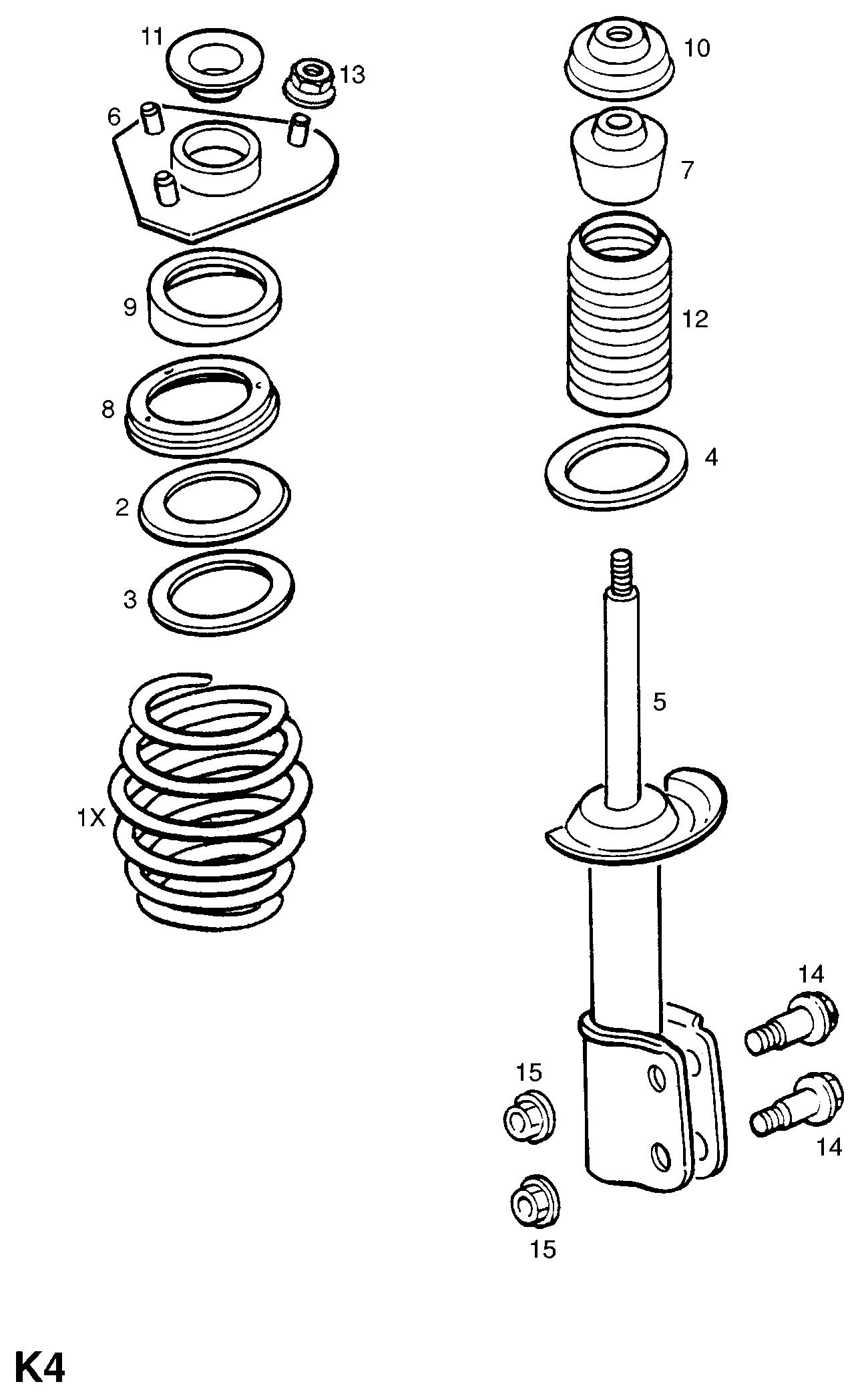 Opel 344246 - Front shock absorbers: 2 pcs. onlydrive.pro