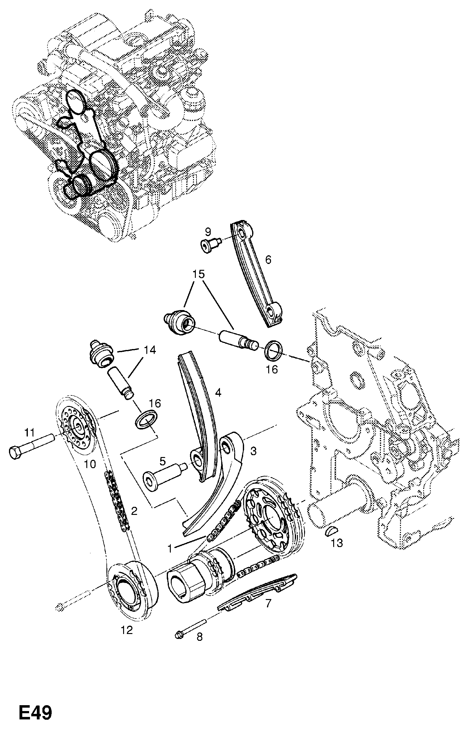 Opel 6 36 704 - Timing Chain Kit onlydrive.pro