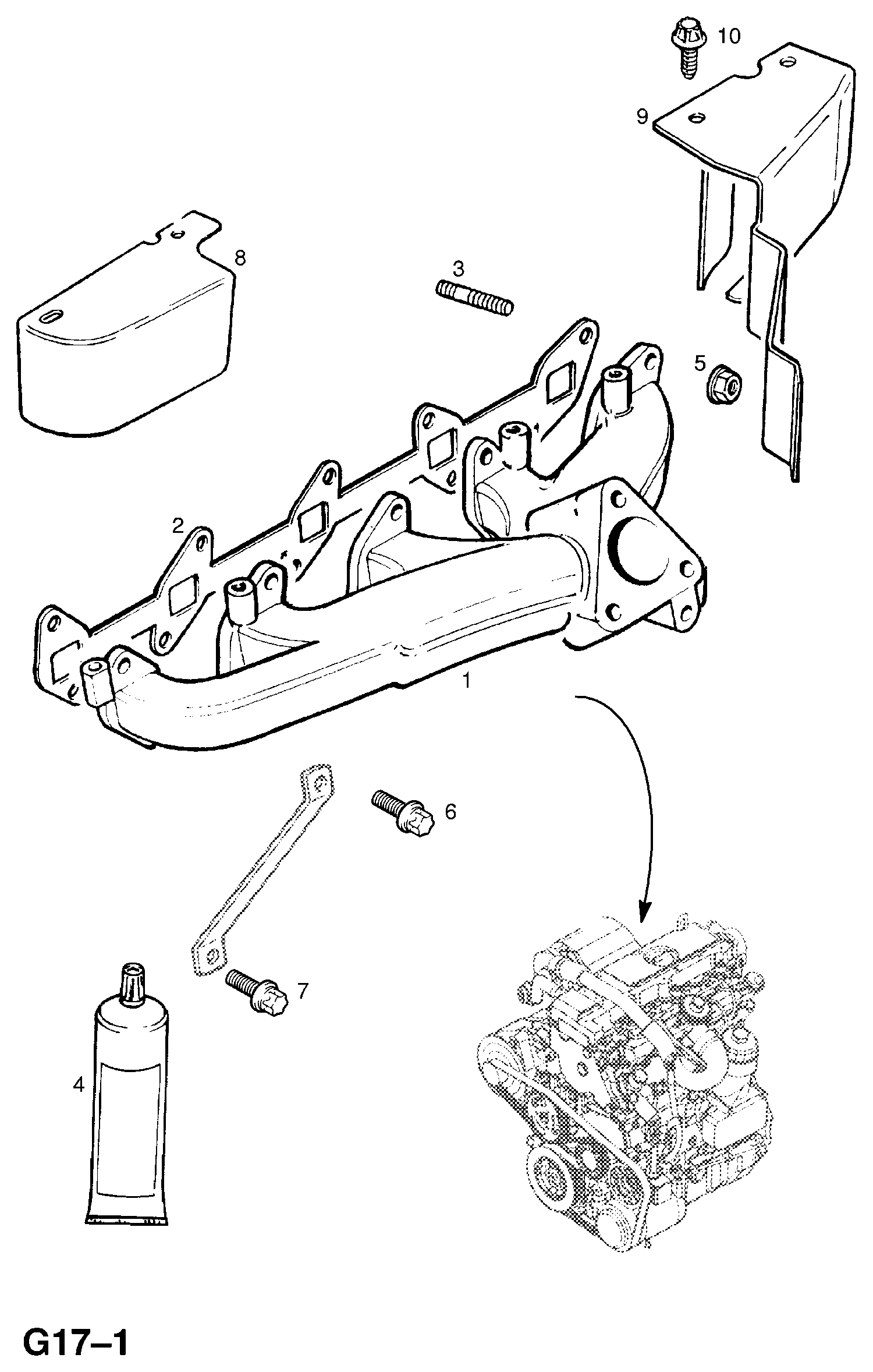 Opel 58 50 623 - Gasket, exhaust manifold onlydrive.pro