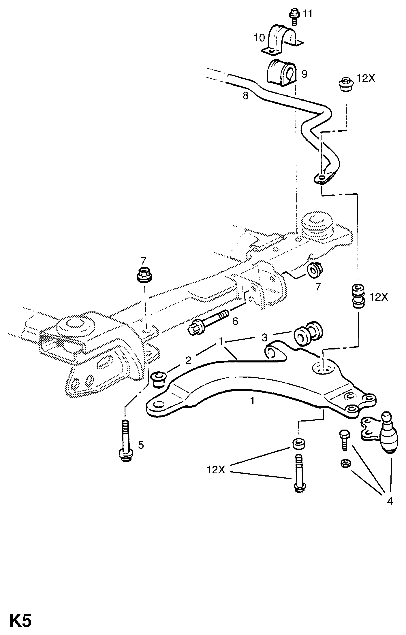 PEUGEOT 3523.63 - Valdymo svirties / išilginių svirčių įvorė onlydrive.pro