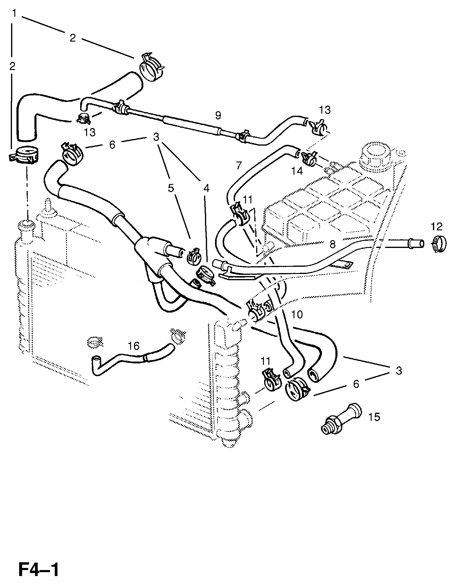 FORD 1337960 - Hoses and pipes (contd.): 1 pcs. onlydrive.pro