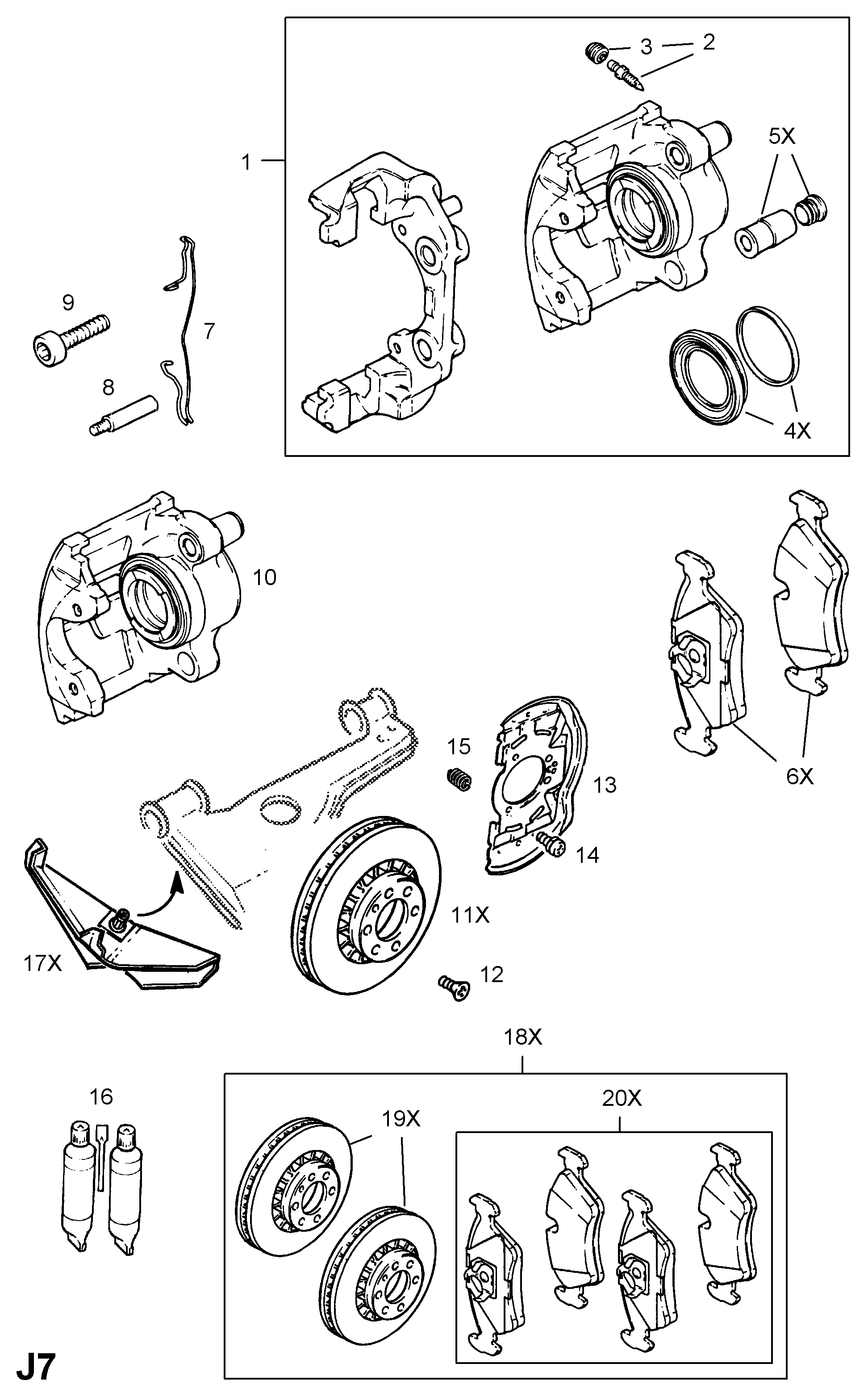 Opel 16 05 748 - Repair Kit, brake caliper onlydrive.pro