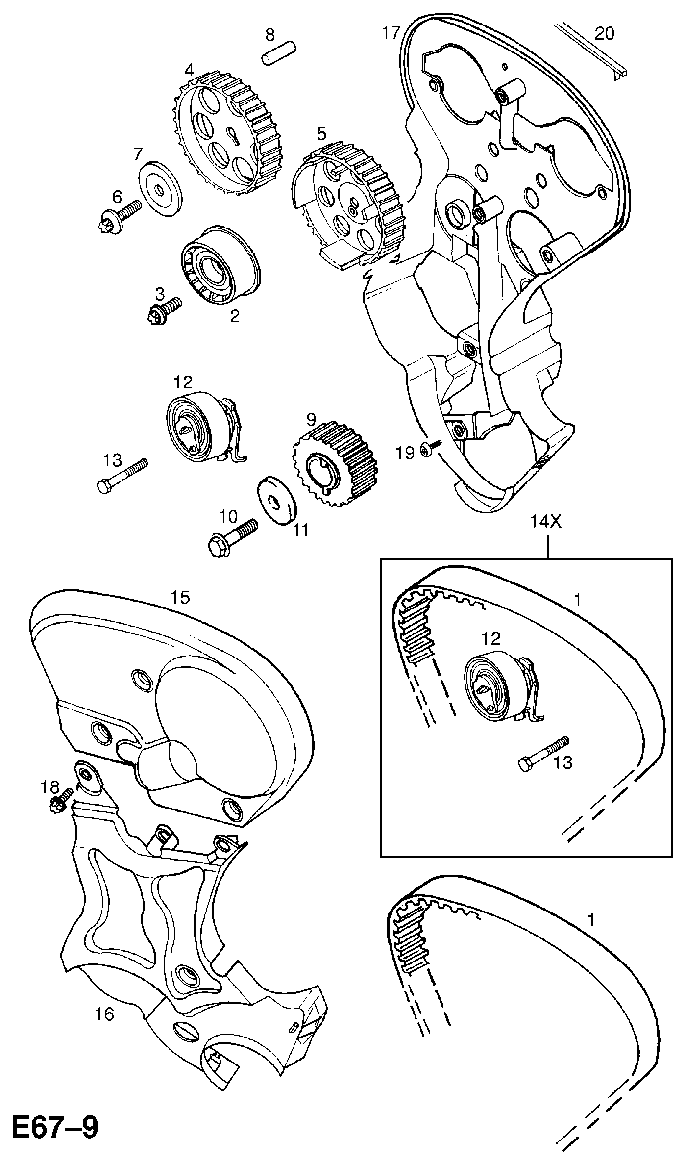 Opel 56 36 416 - Parazīt / Vadrullītis, Zobsiksna onlydrive.pro