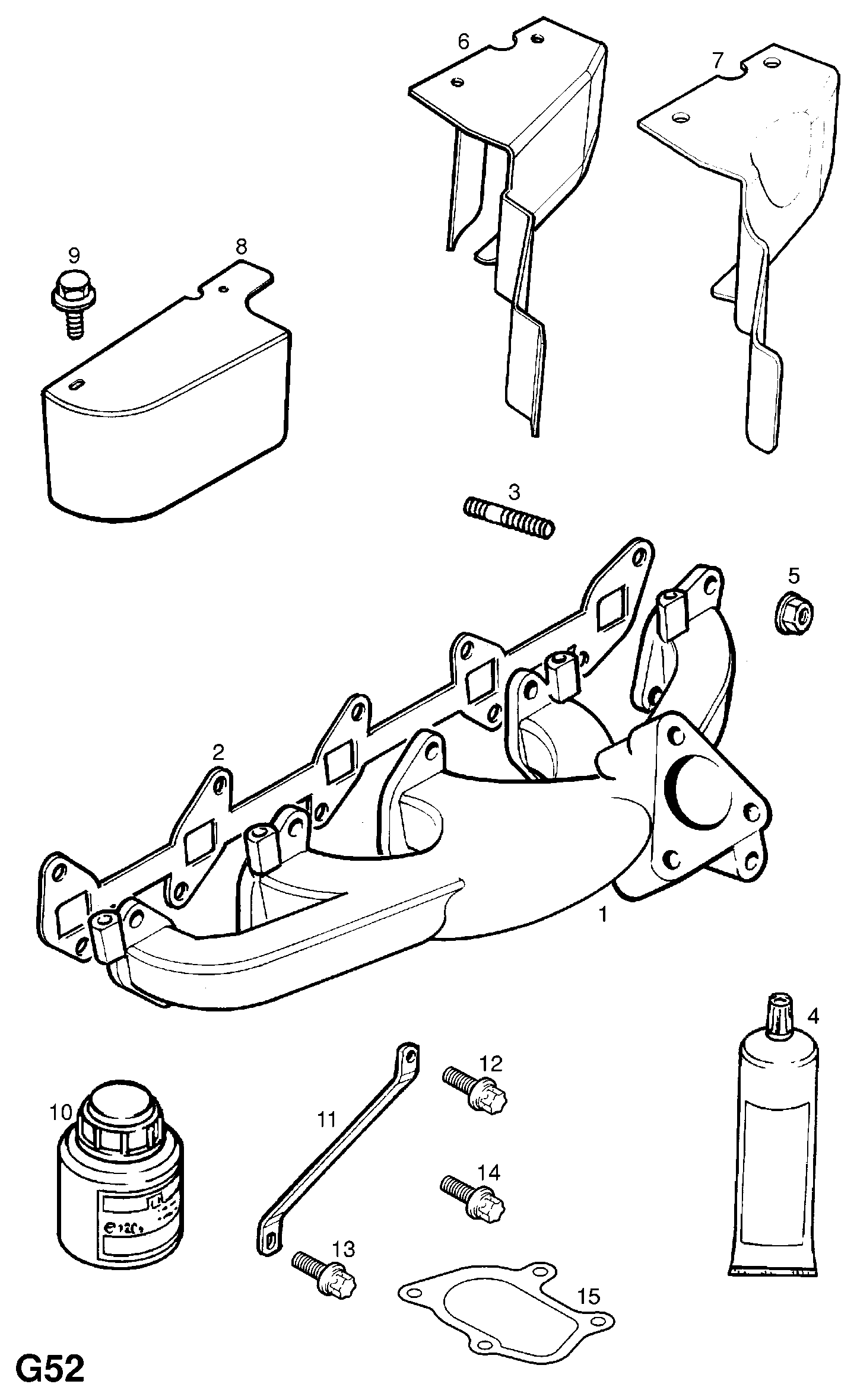 Opel 8 60 841 - Gasket, exhaust pipe onlydrive.pro