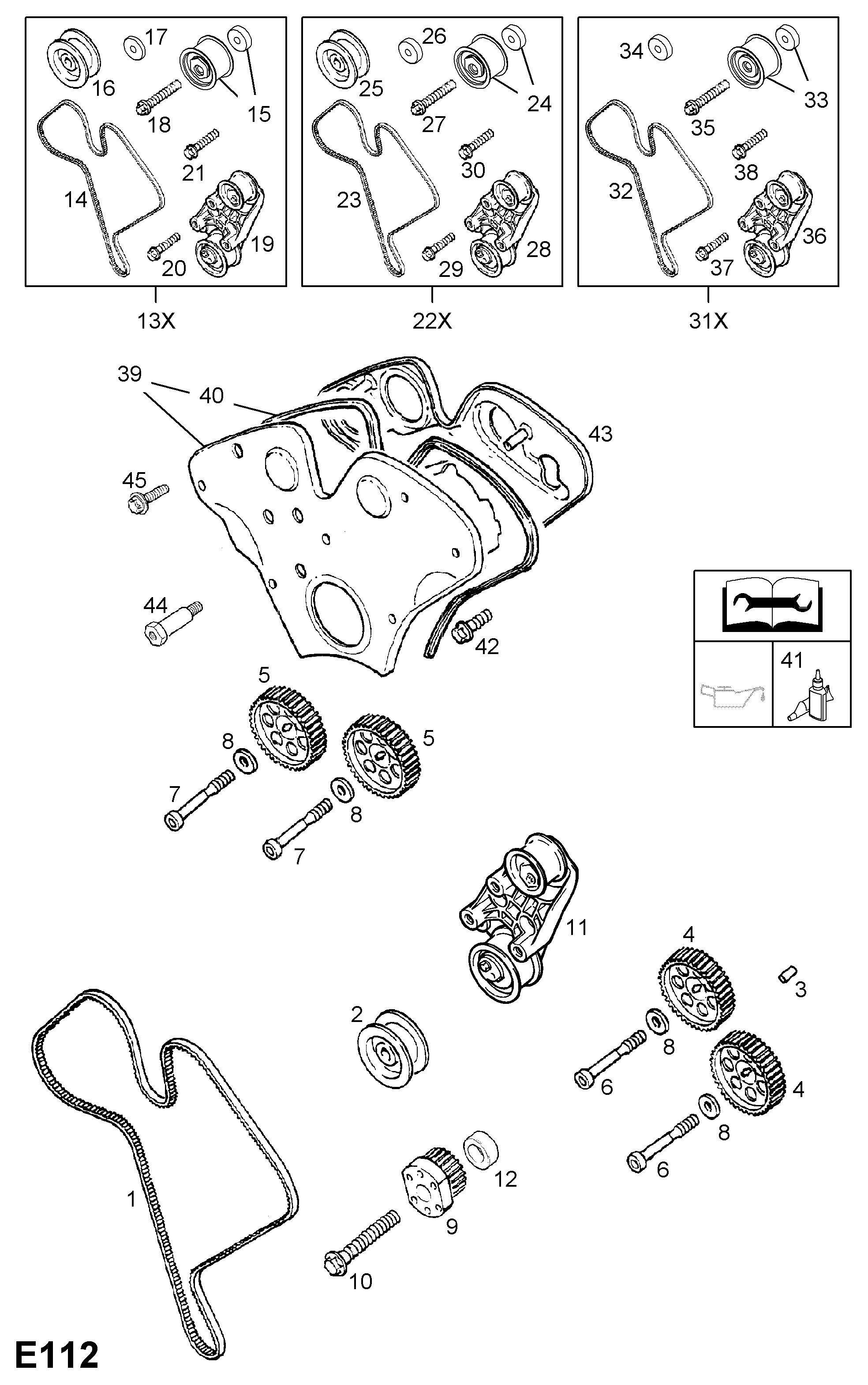 Opel 20 05 425 - Tensioner Pulley, timing belt onlydrive.pro