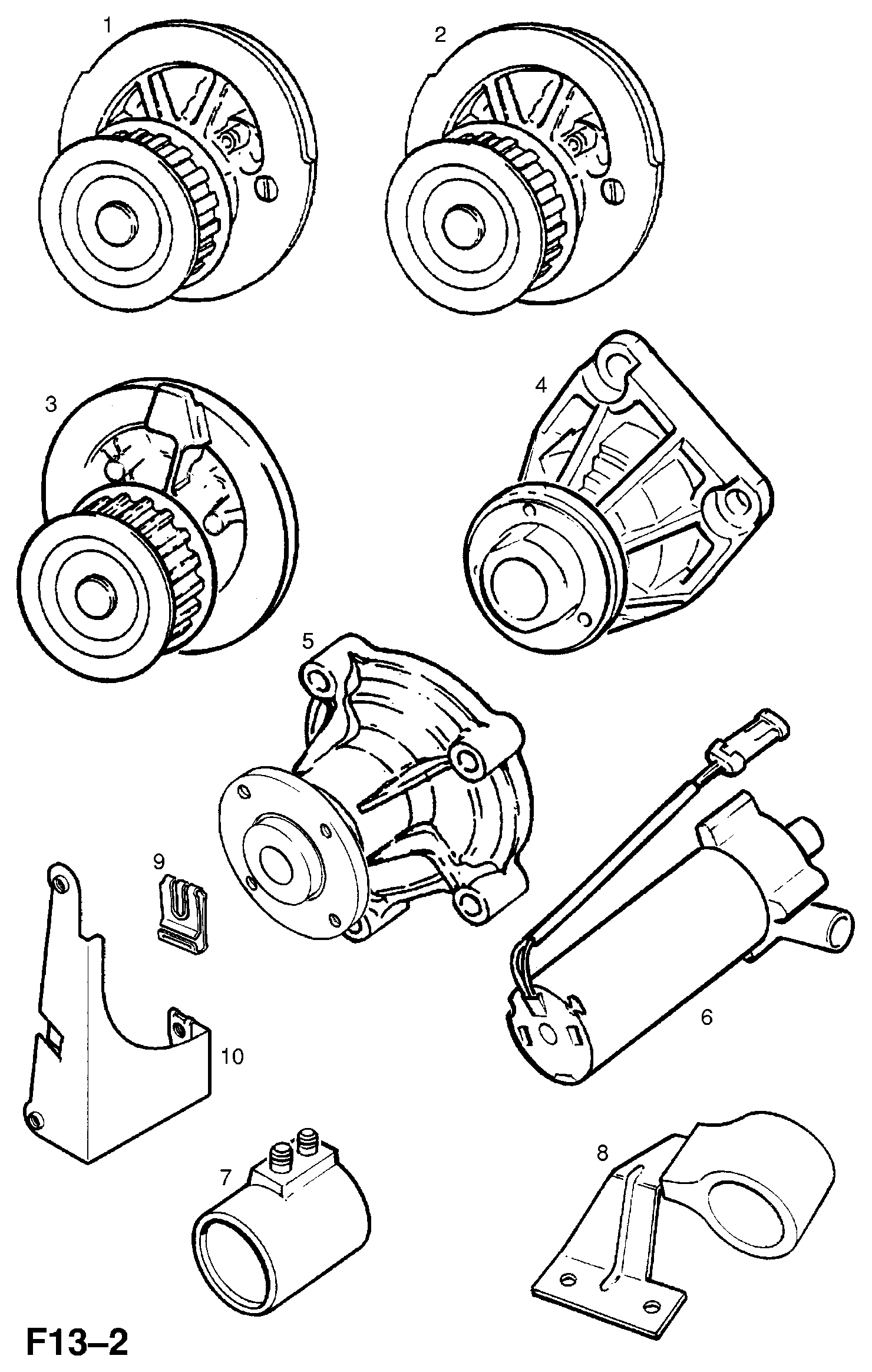 Opel R1160032 - Water Pump onlydrive.pro