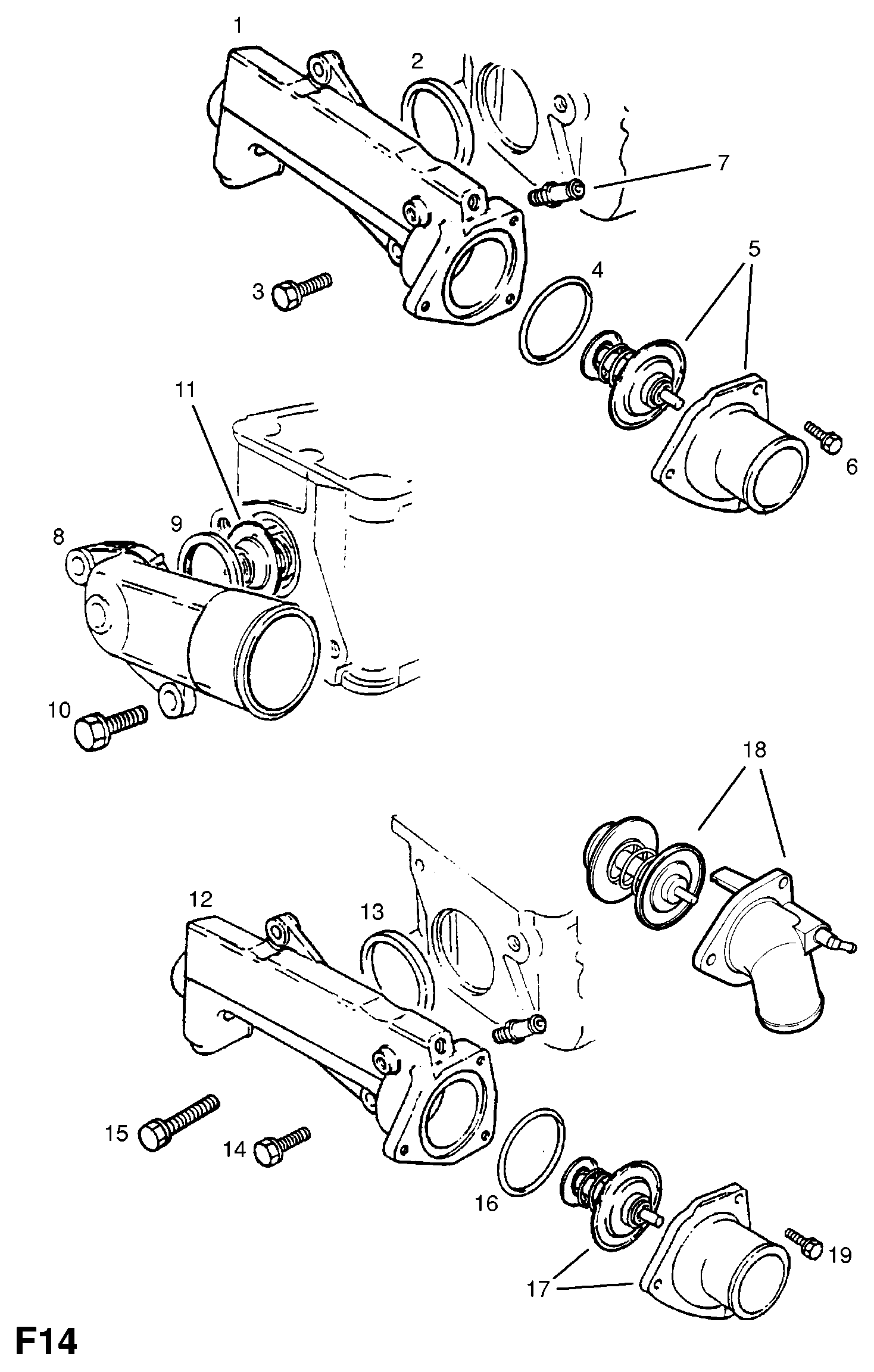 Opel 1338870 - Termostats, Dzesēšanas šķidrums onlydrive.pro