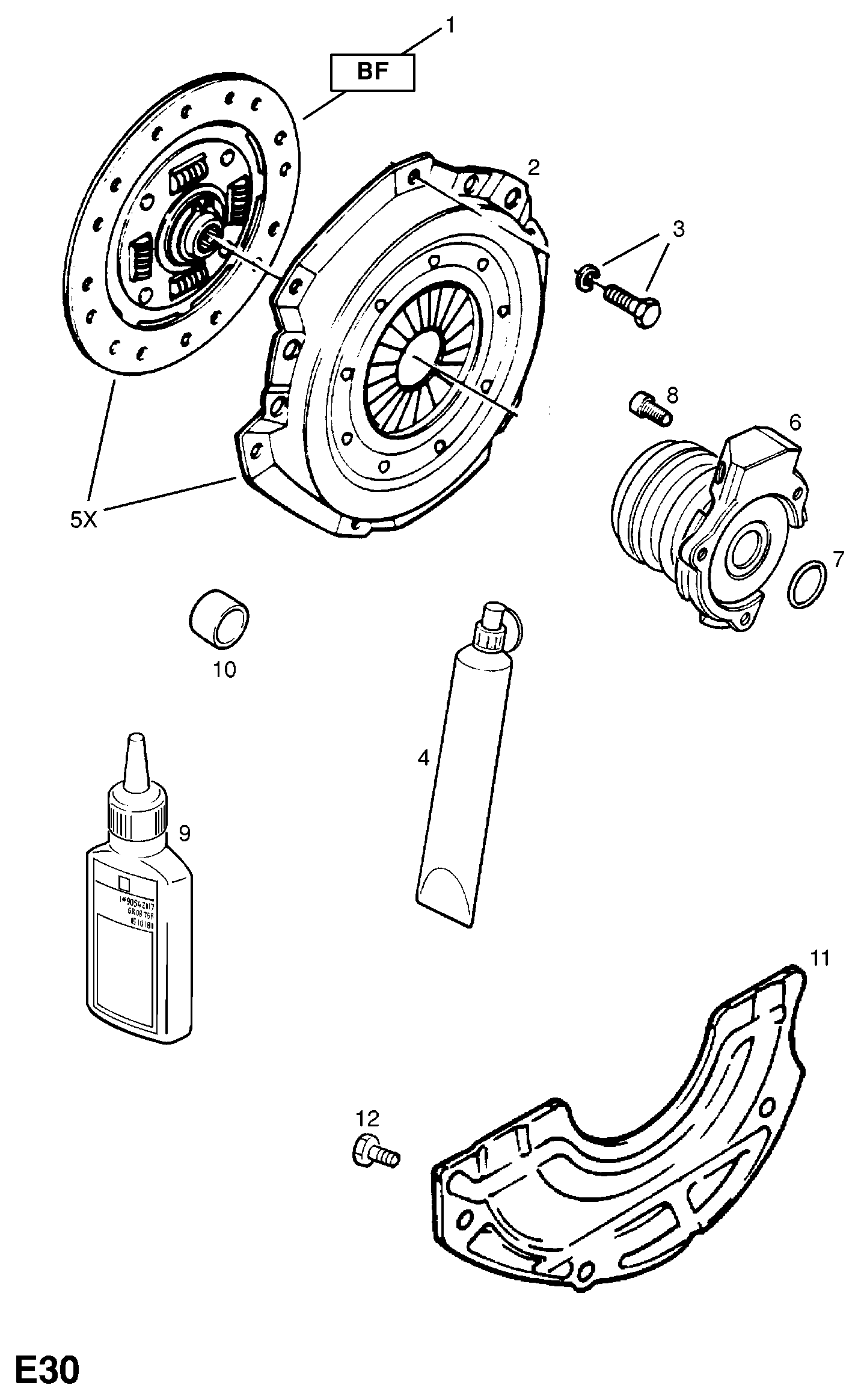 Opel 6 79 344 - Central Slave Cylinder, clutch onlydrive.pro