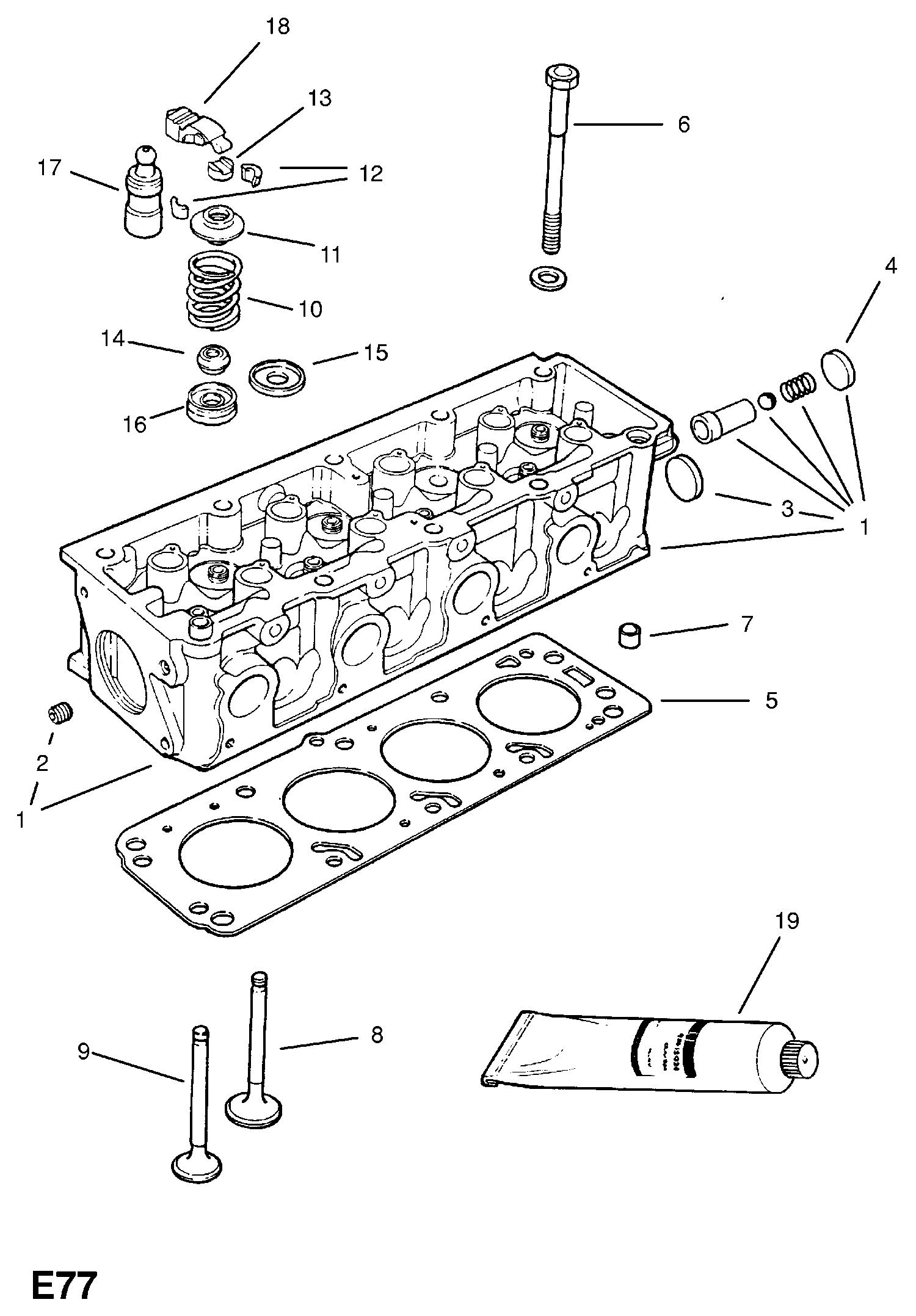 DAEWOO 640051 - Tappet / Rocker onlydrive.pro