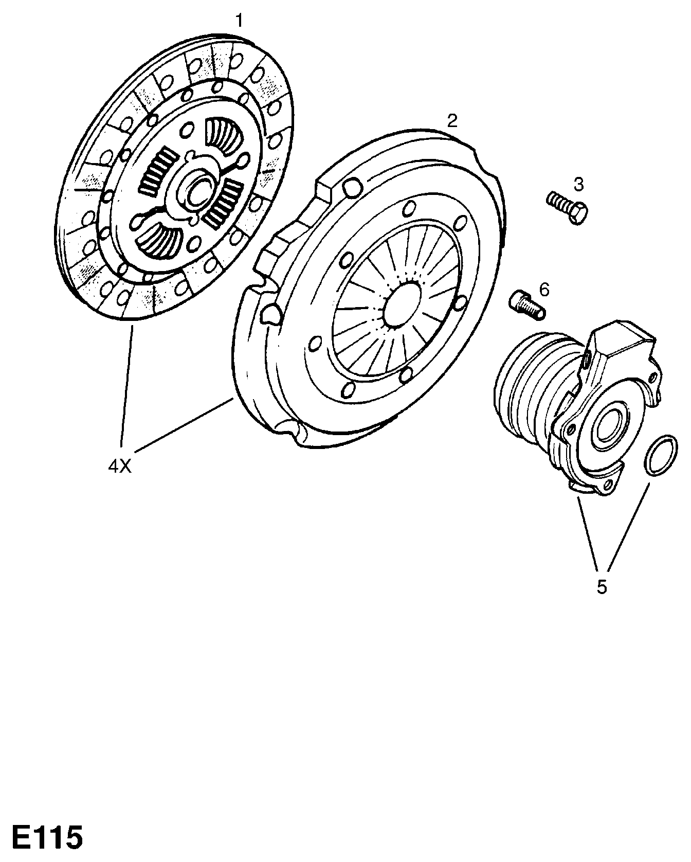 Opel 6 66 128 - Clutch Pressure Plate onlydrive.pro