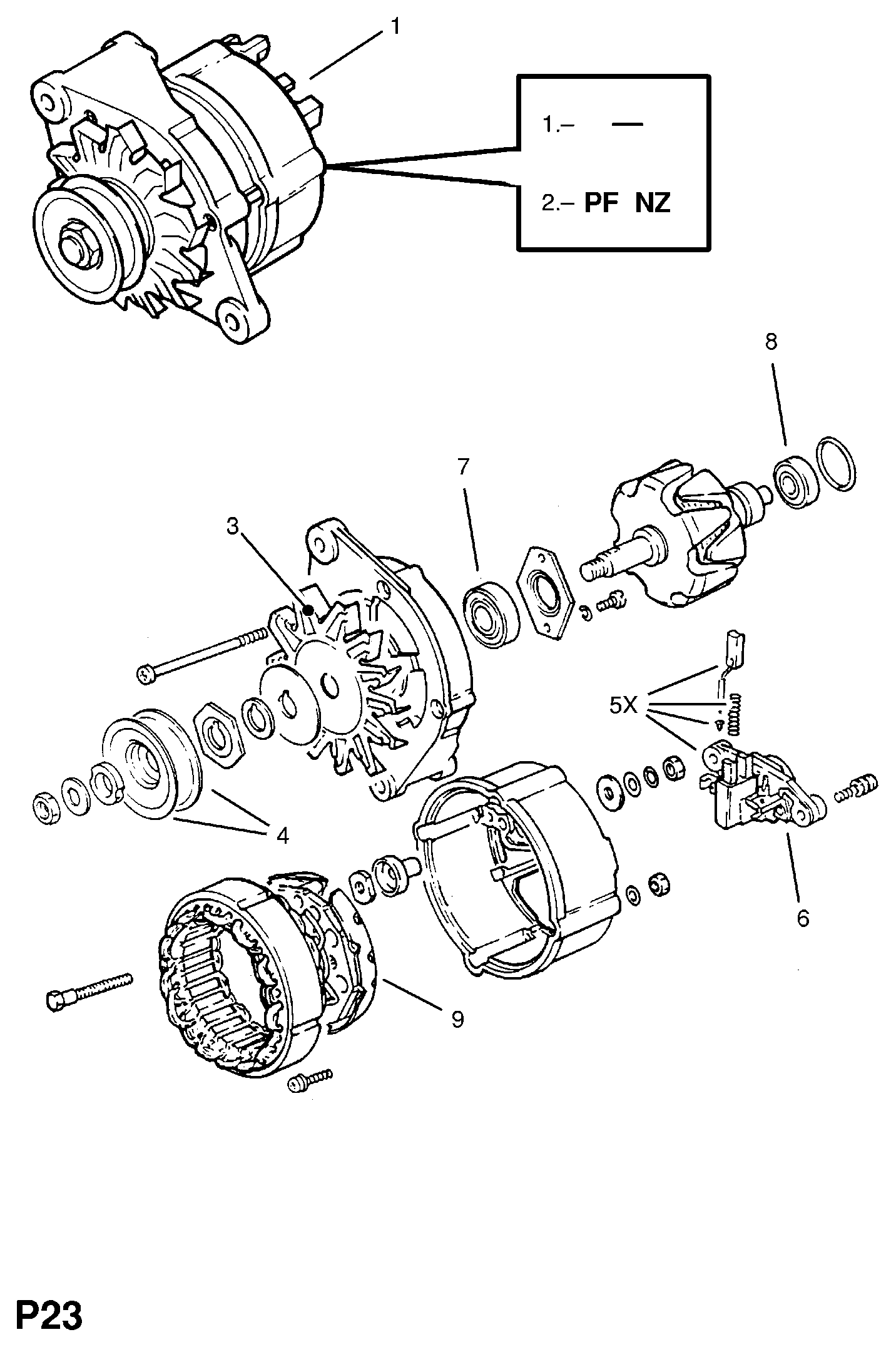 Opel 1205808 - Tarpiklis onlydrive.pro