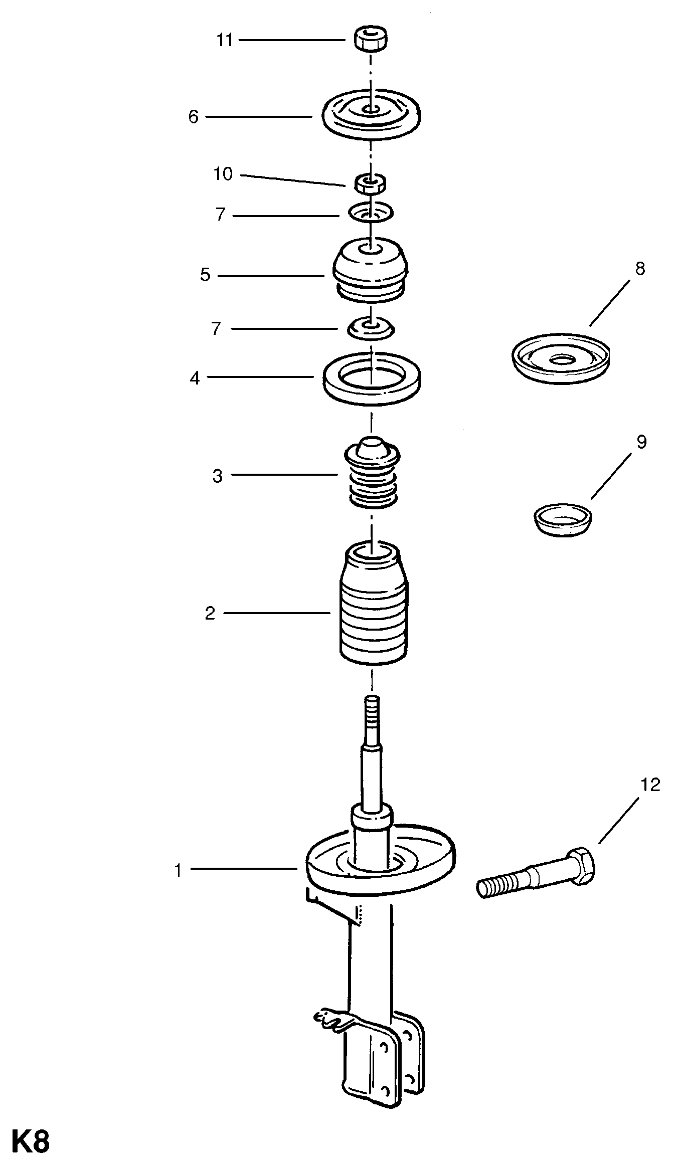 Opel 3 44 511 - Top Strut Mounting onlydrive.pro