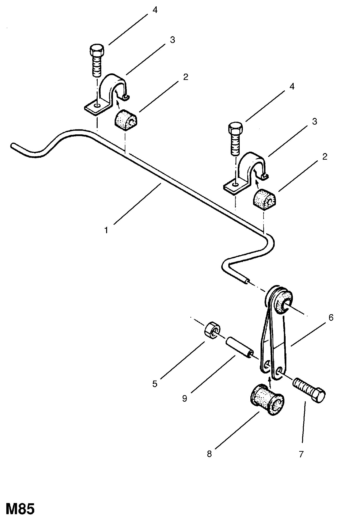 Opel 4 44 325 - Bearing Bush, stabiliser onlydrive.pro