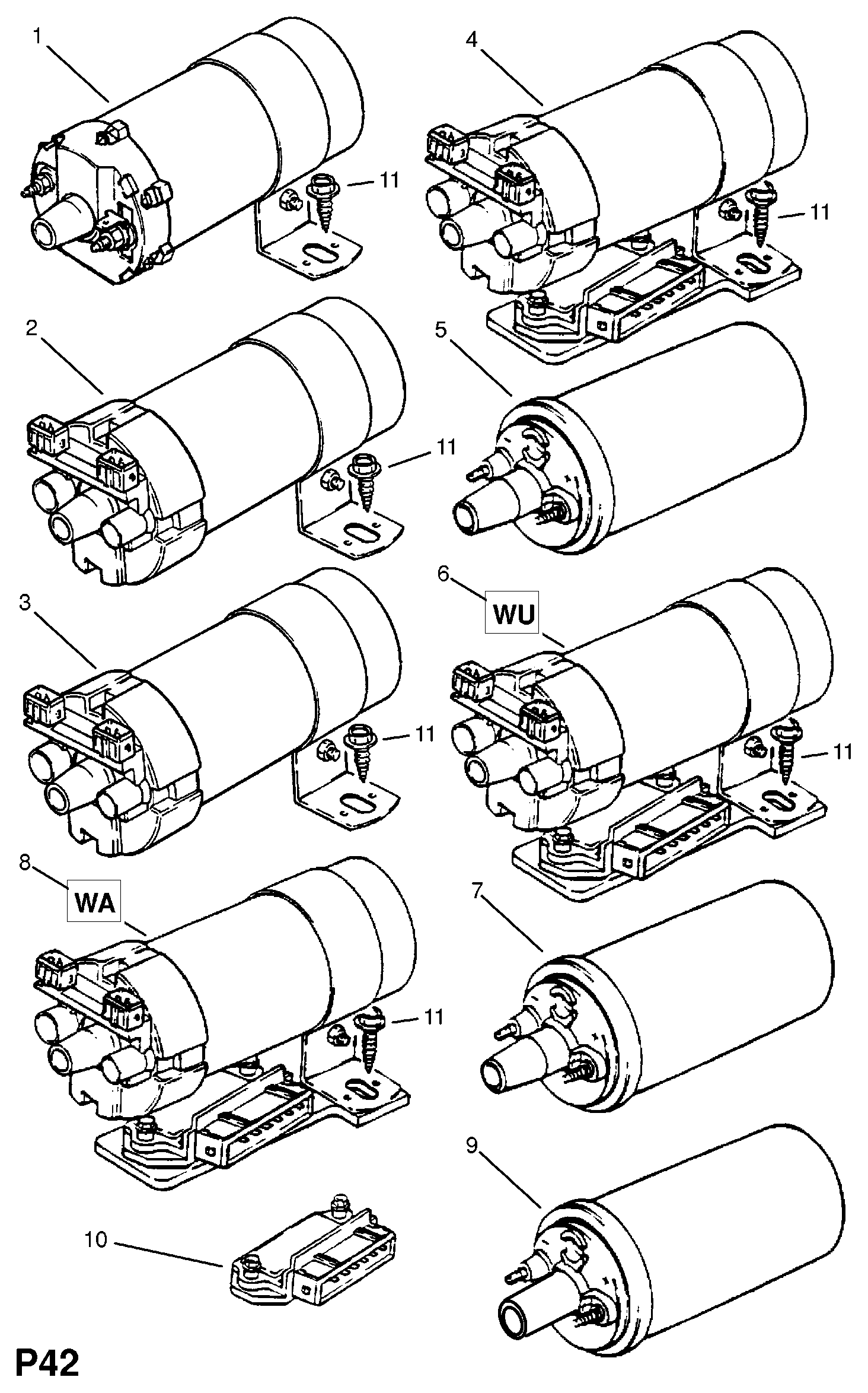 Chevrolet 12 08 053 - COIL, IGNITION (BOSCH) (CODE F000ZS0001, 0221122408) (NLS.- NO R onlydrive.pro