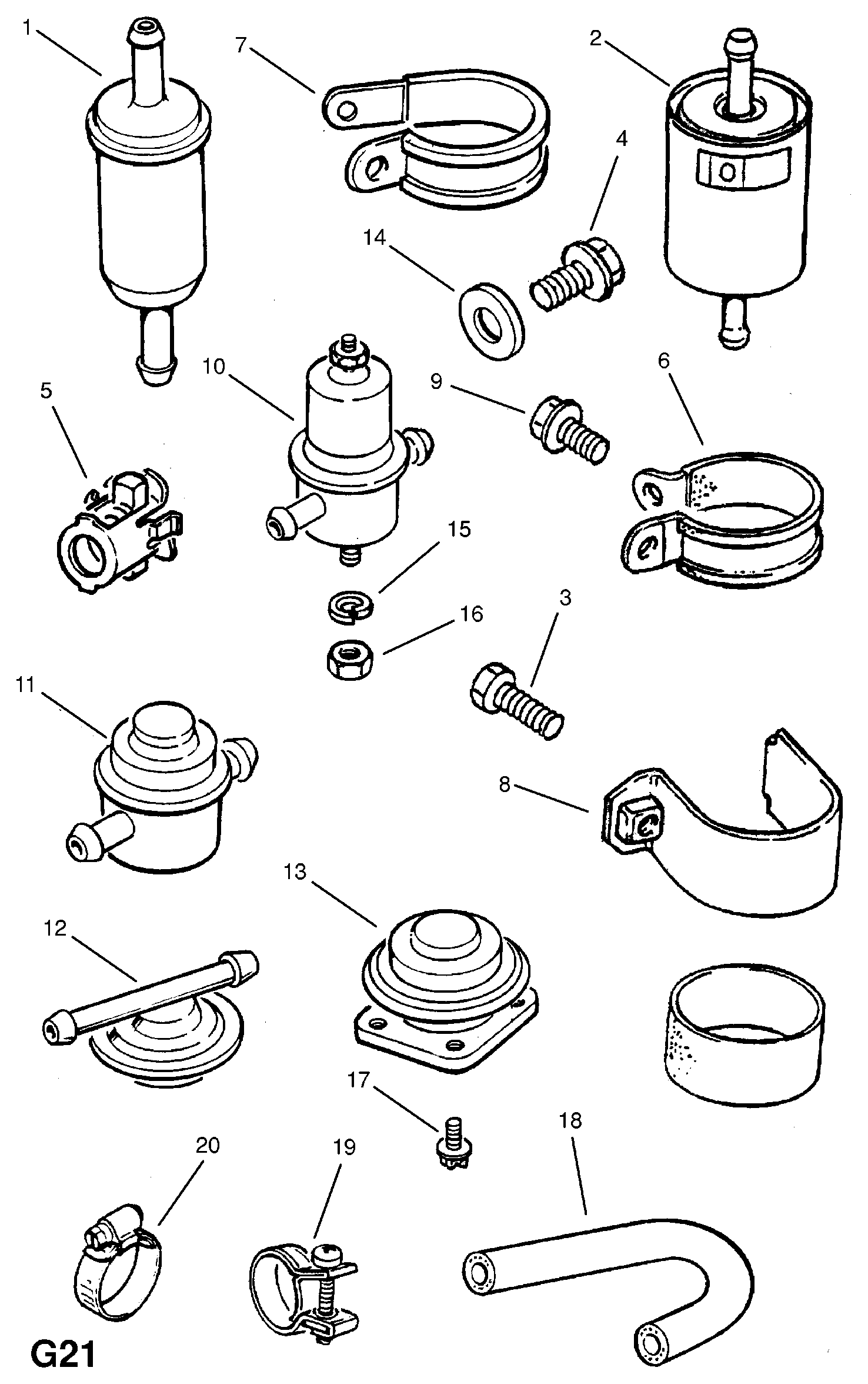 Opel 81 85 02 - Fuel filter onlydrive.pro