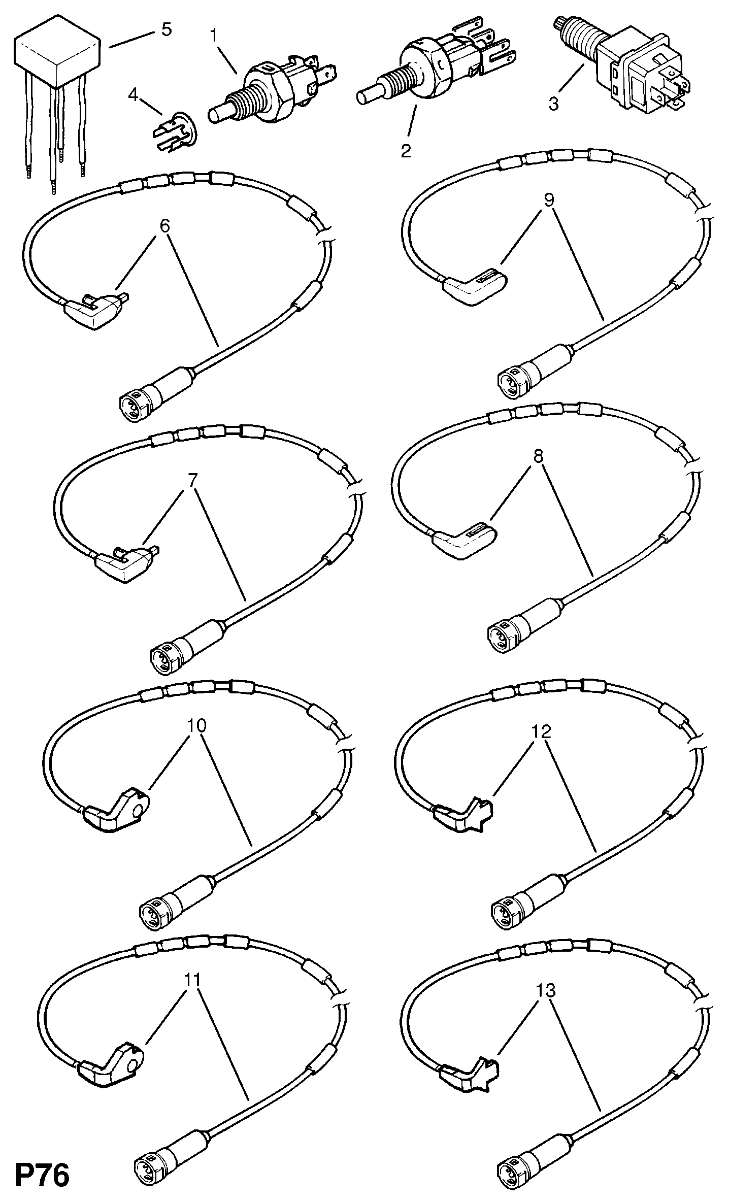 FORD 12 38 403 - Warning Contact, brake pad wear onlydrive.pro