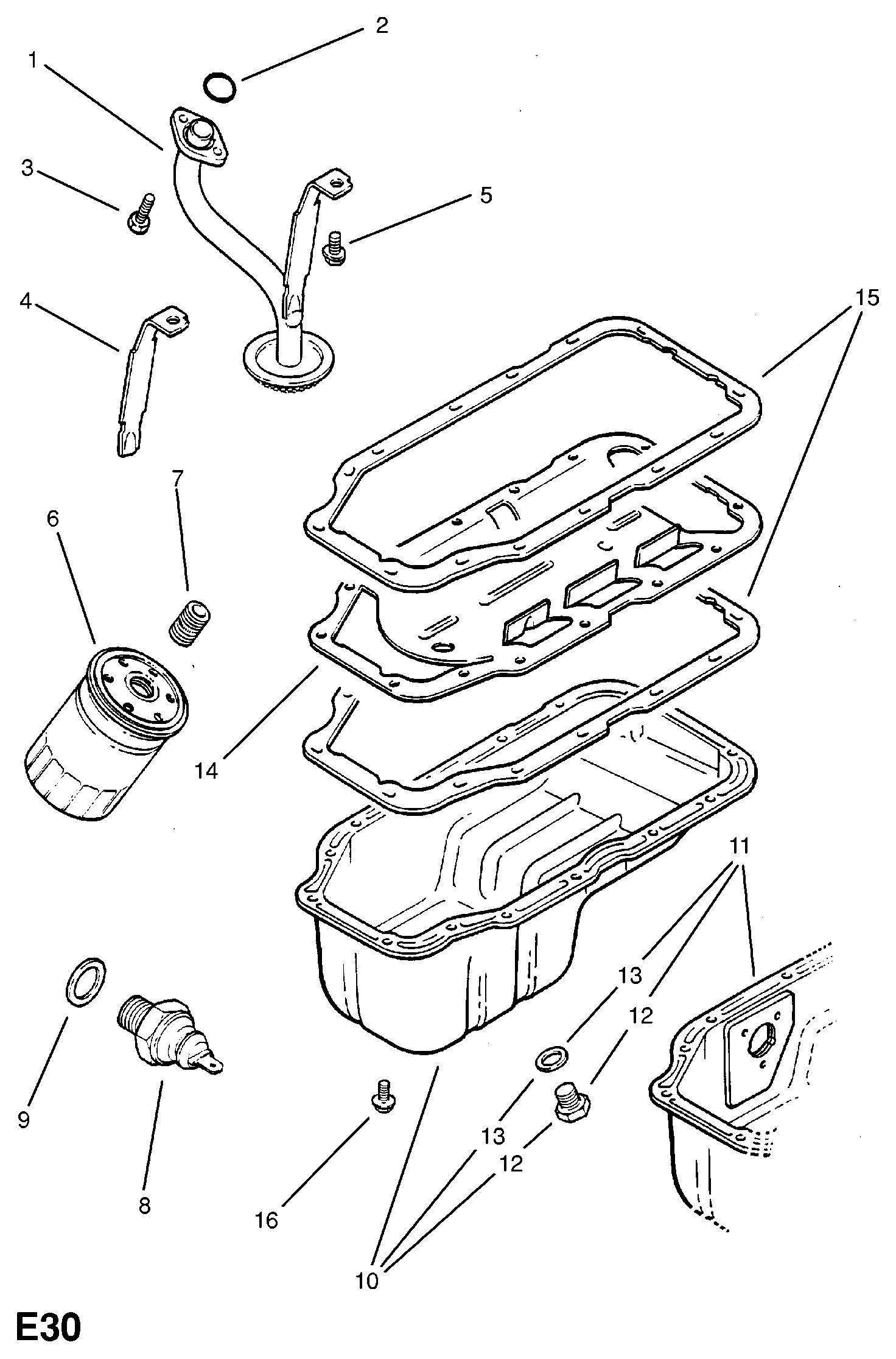 Opel 20 91 046 - Seal Ring, oil drain plug onlydrive.pro