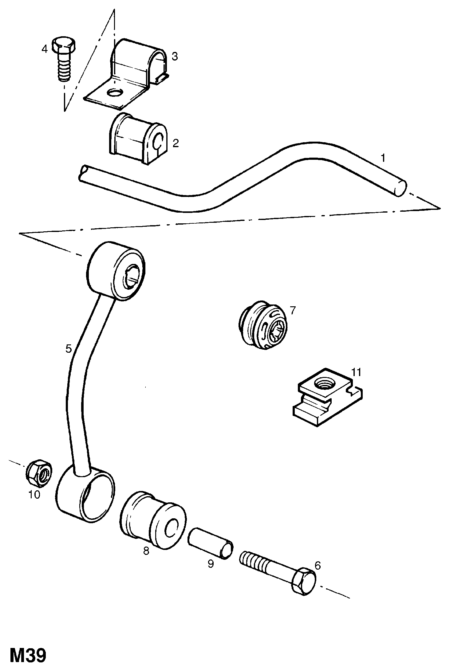 Opel 4 44 153 - Bearing Bush, stabiliser onlydrive.pro