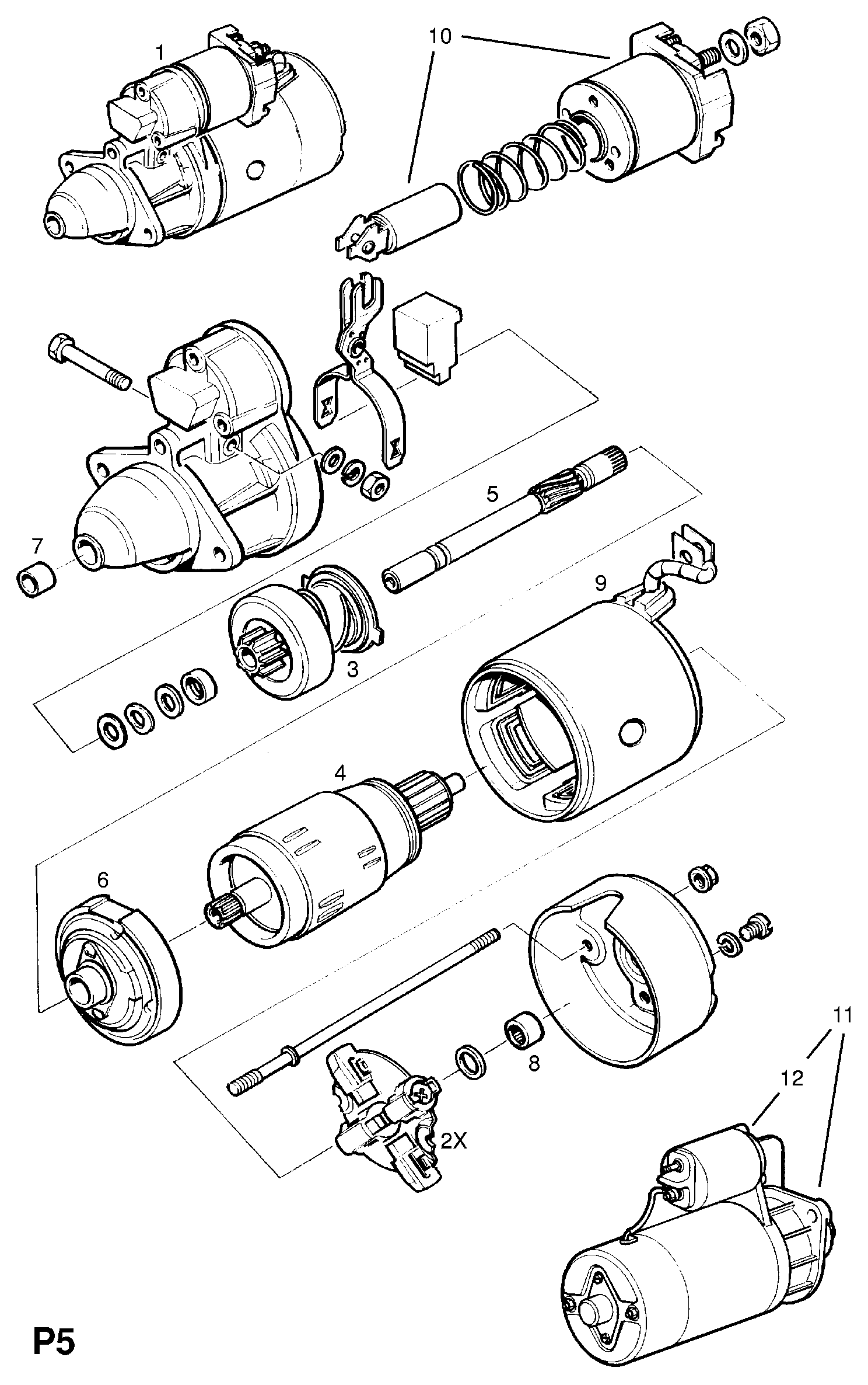 Opel 12 02 141 - Starter onlydrive.pro