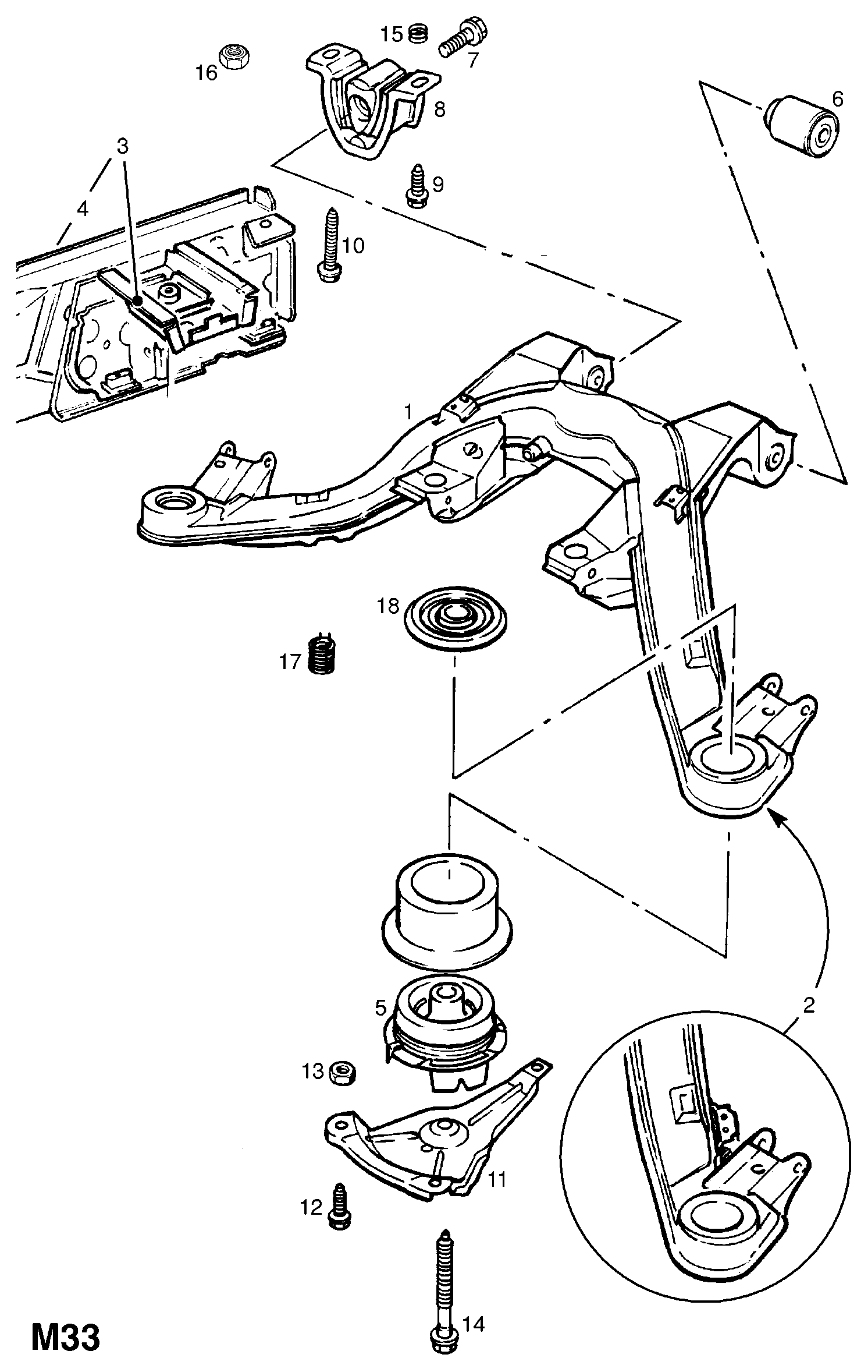 Opel 4 02 942 - Bush of Control / Trailing Arm onlydrive.pro