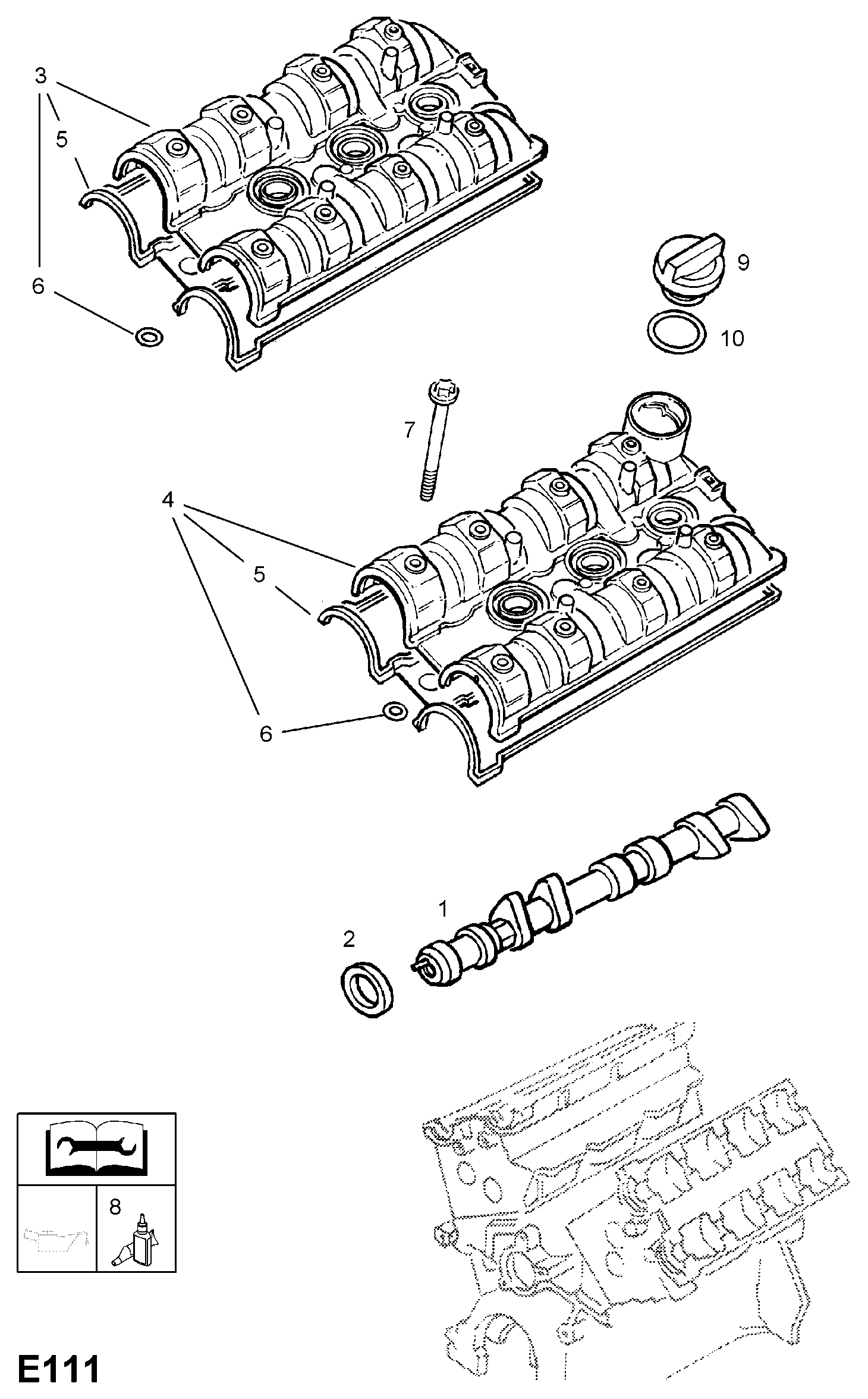 FORD 1503296 - Gasket, cylinder head cover onlydrive.pro