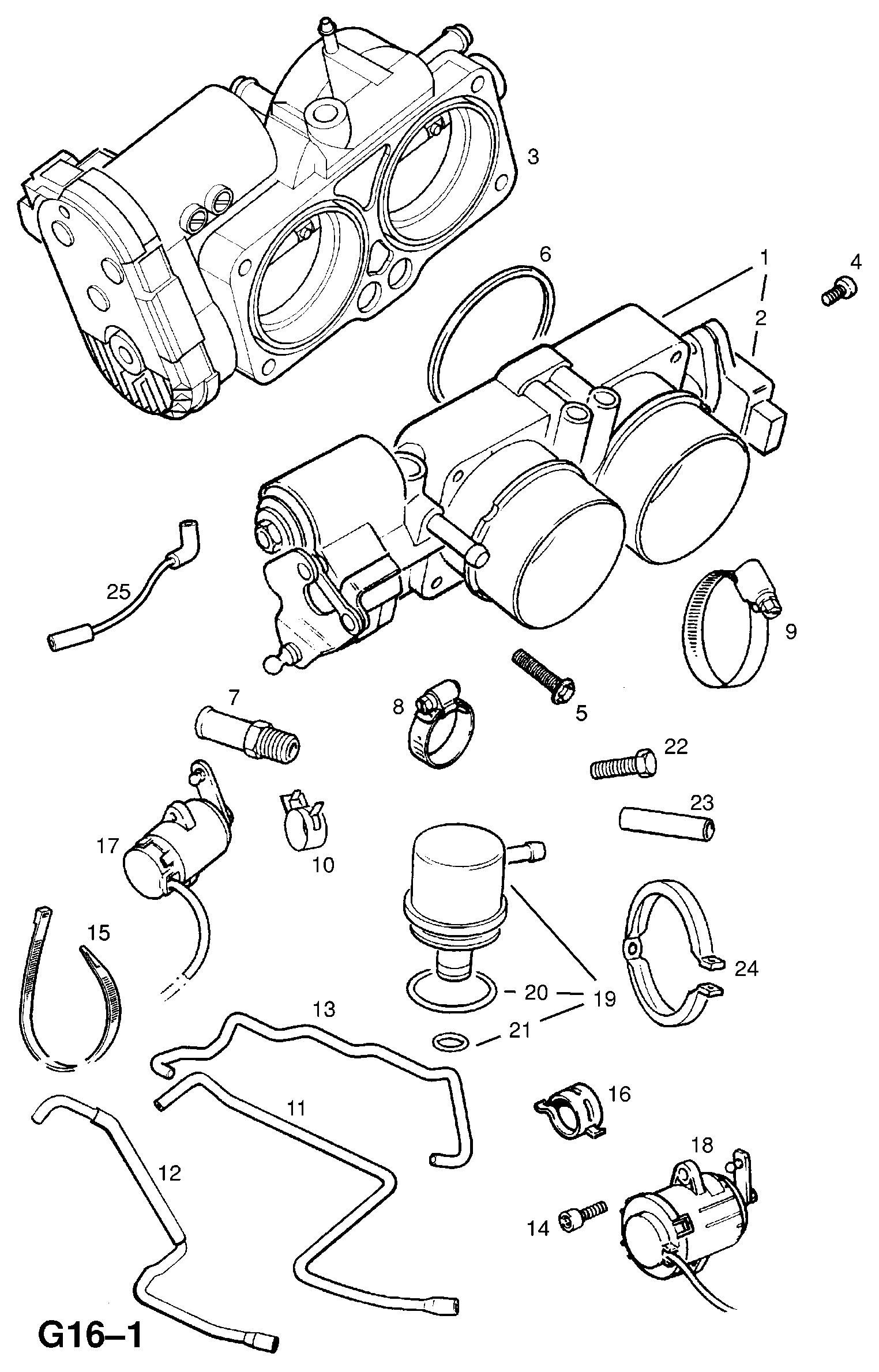 Opel 58 26 473 - Devējs, Droseļvārsta stāvoklis onlydrive.pro