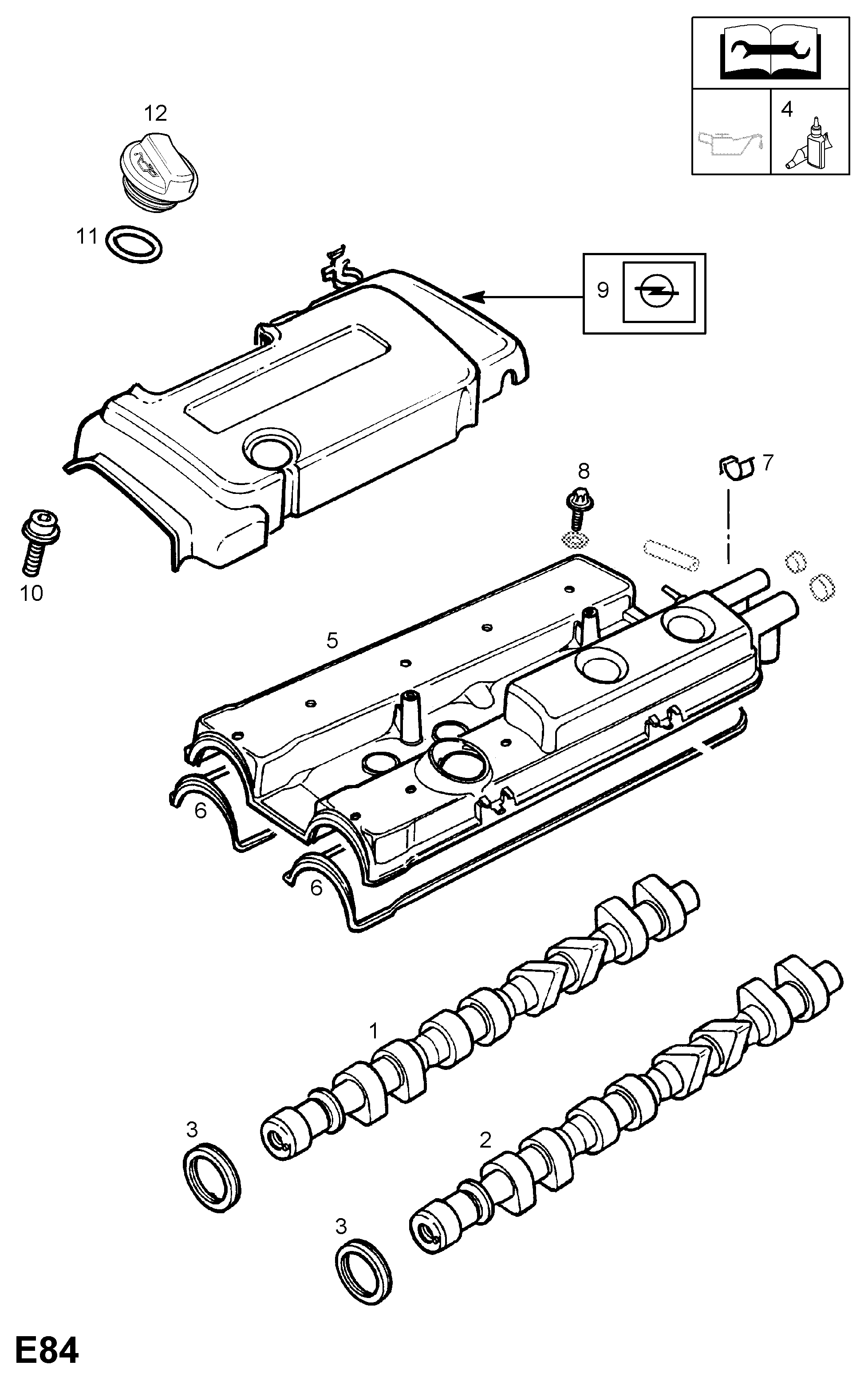 Opel 650103 - Sealing Cap, oil filling port onlydrive.pro