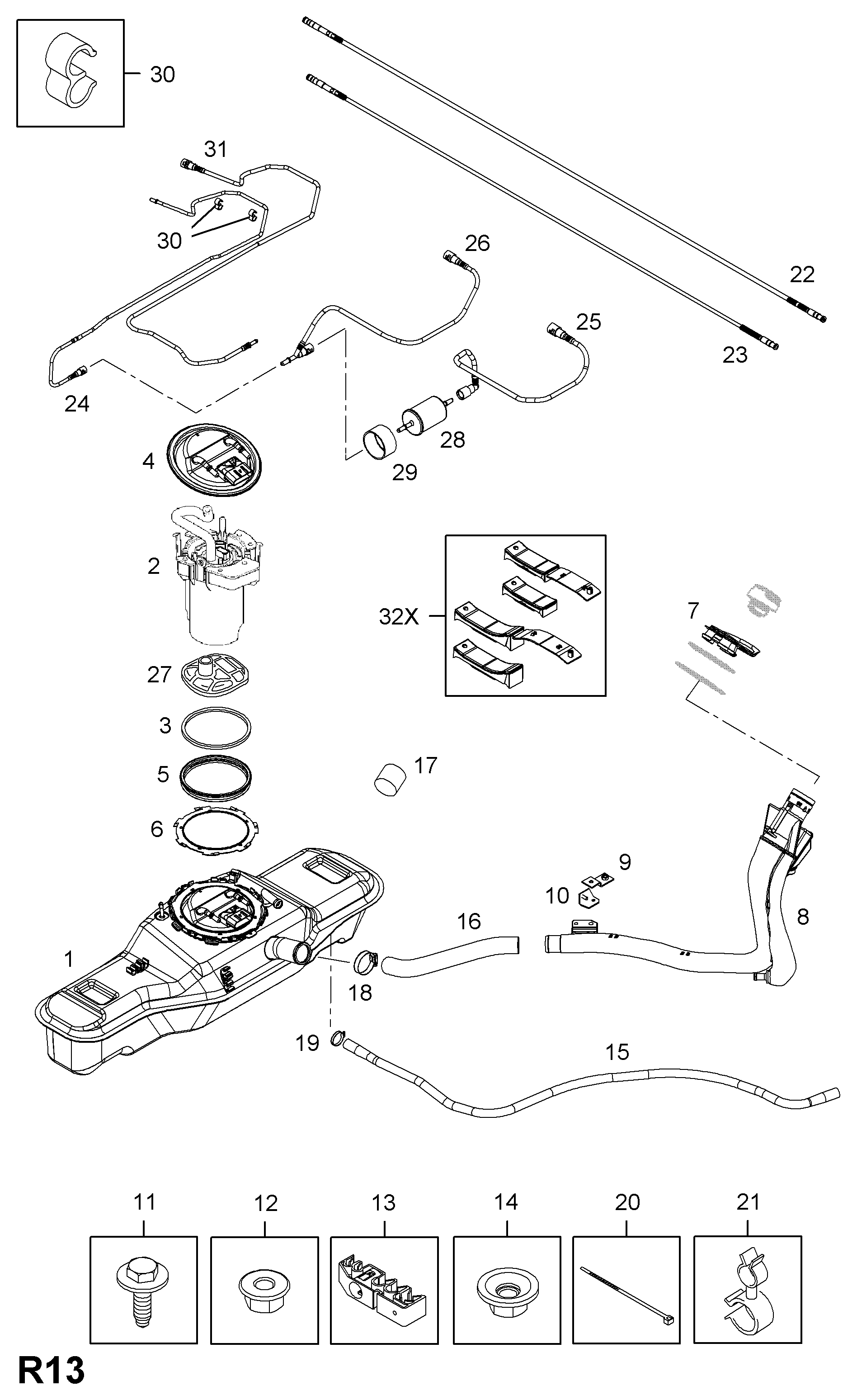 Opel 8 16 007 - Fuel Pump onlydrive.pro