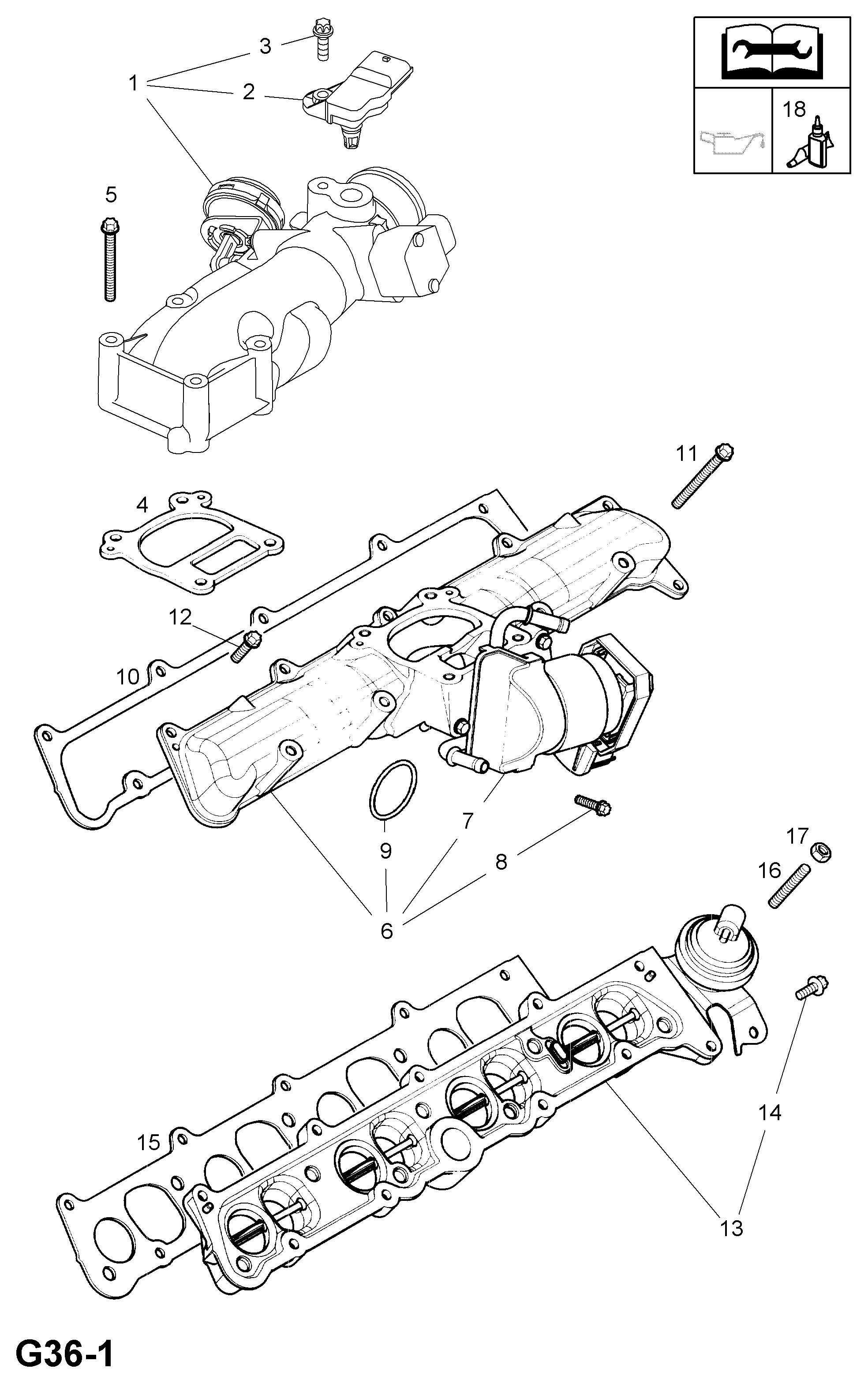 Opel 8 49 521 - Gasket, intake manifold housing onlydrive.pro