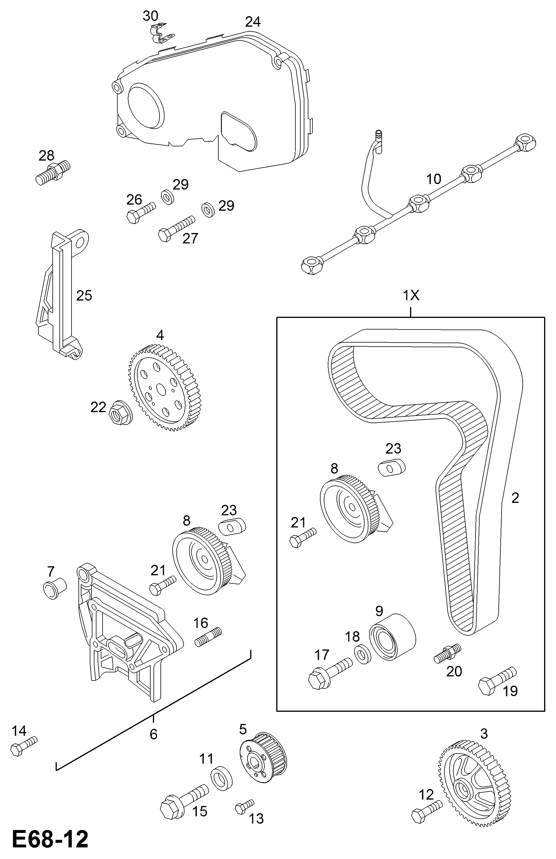 Opel 5636954 - Zobsiksnas komplekts onlydrive.pro