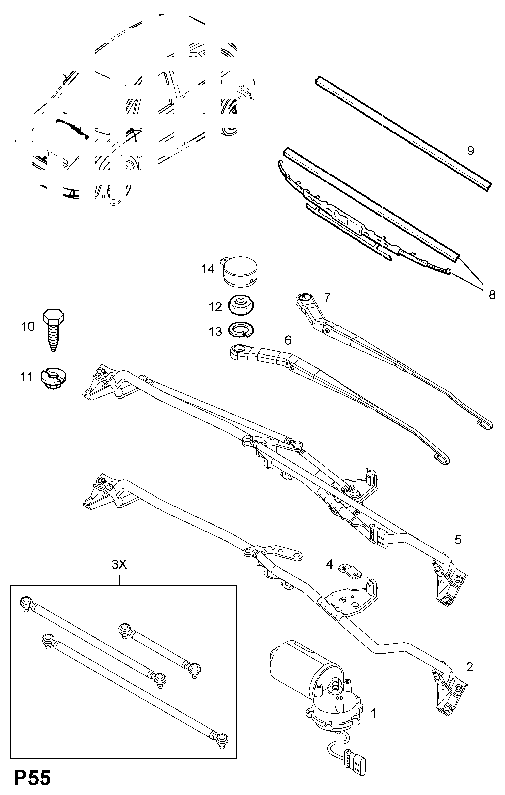 Opel 62 72 271 - Klaasipuhastaja kumm onlydrive.pro