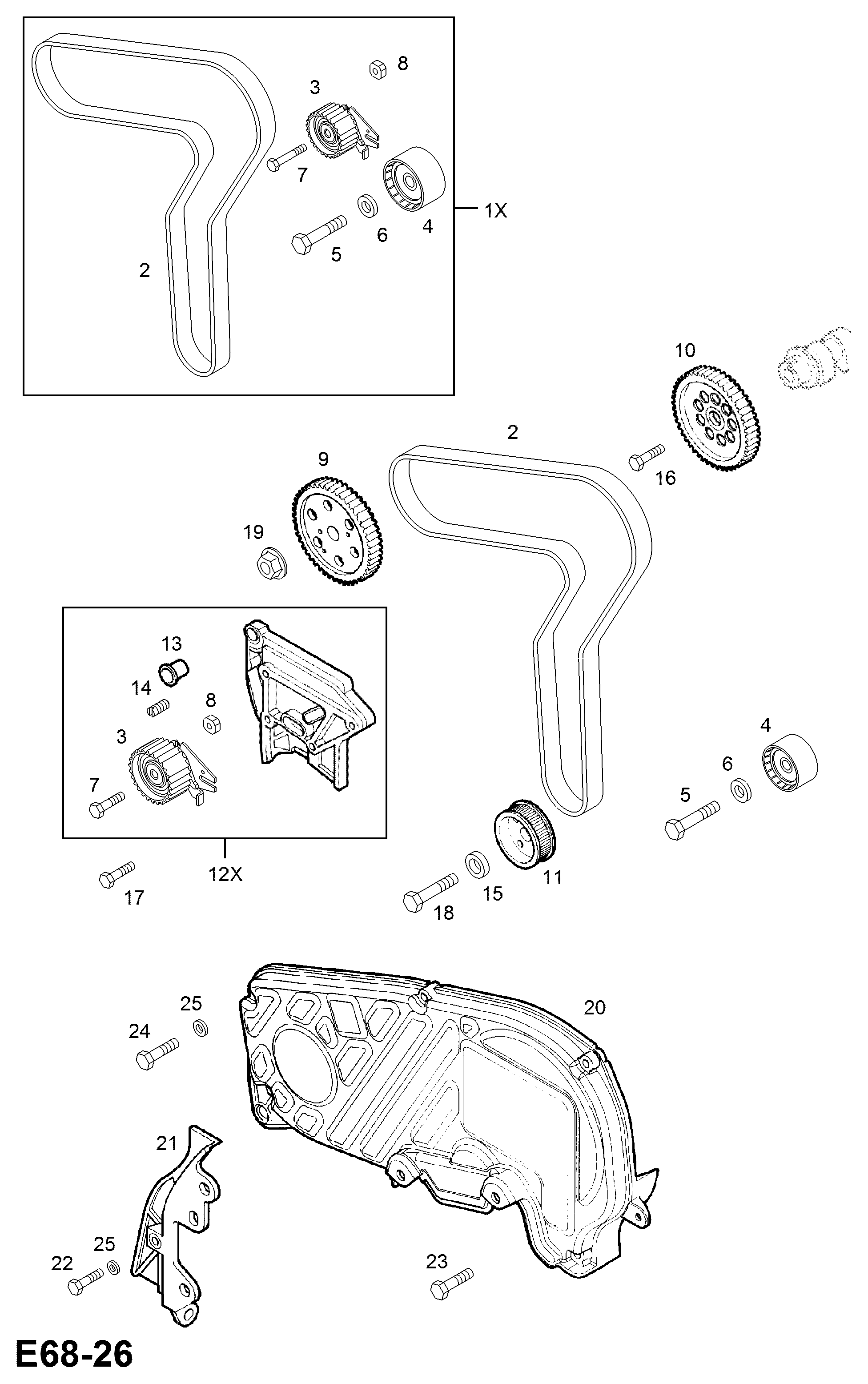 Opel 66 06 029 - Hammashihnasarja onlydrive.pro