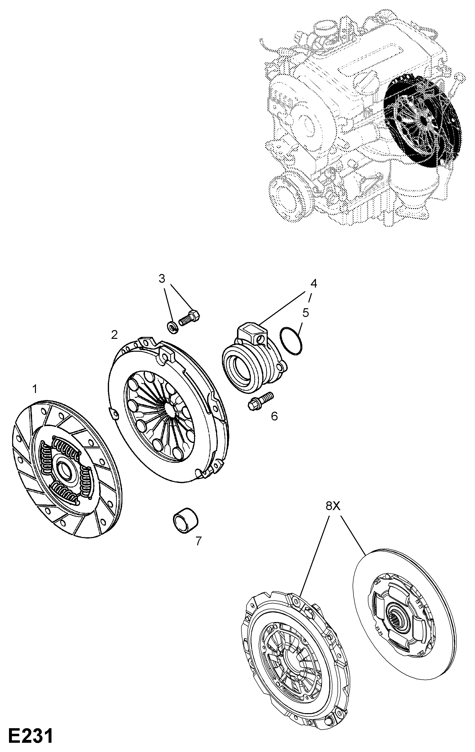 Opel 6 64 076 - Диск сцепления, фрикцион onlydrive.pro