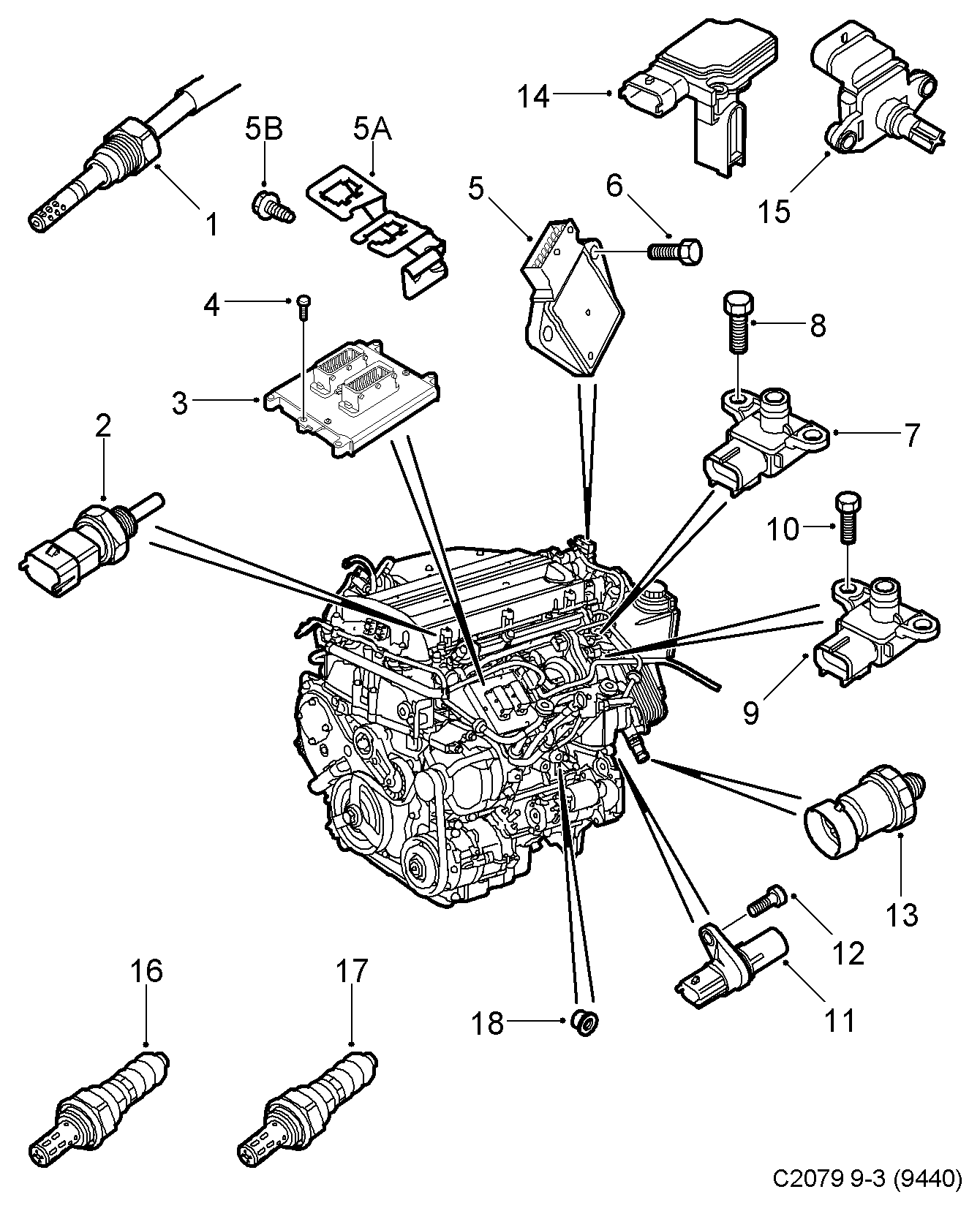 Opel 15393755 - Devējs, Dzesēšanas šķidruma temperatūra onlydrive.pro