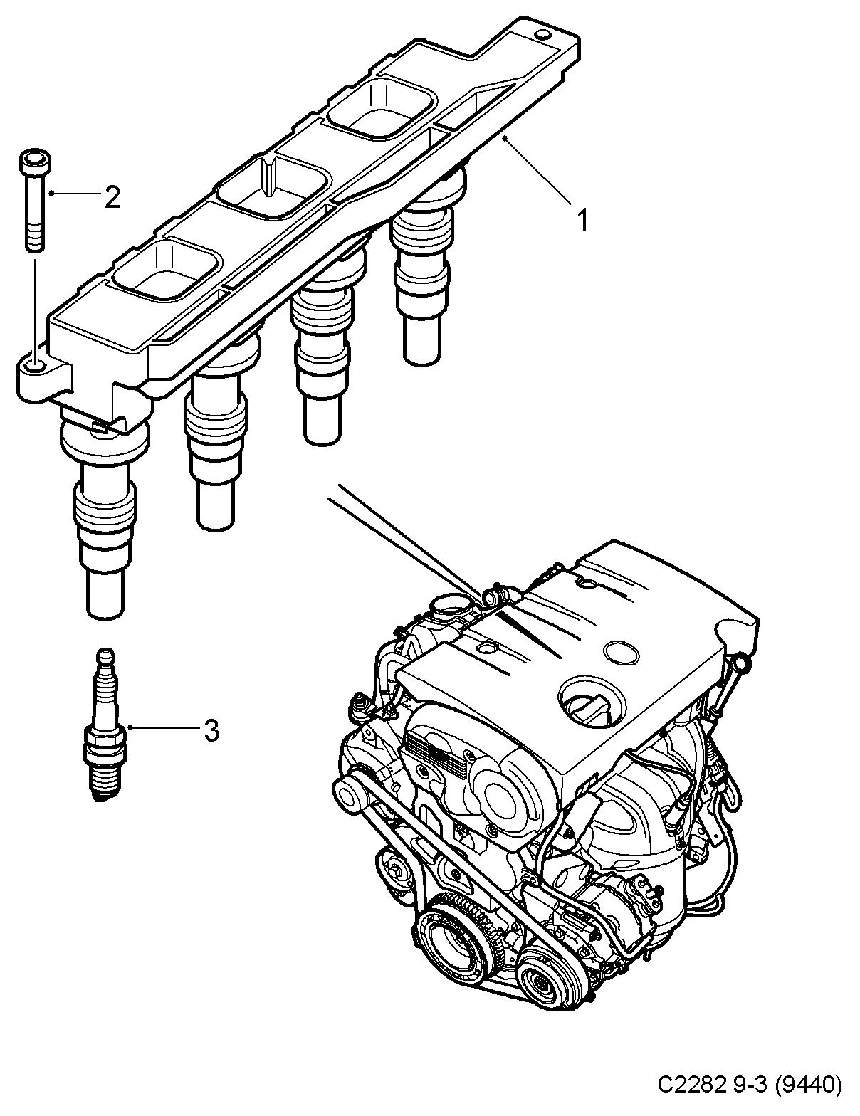 Chevrolet 93176801 - Uždegimo žvakė onlydrive.pro