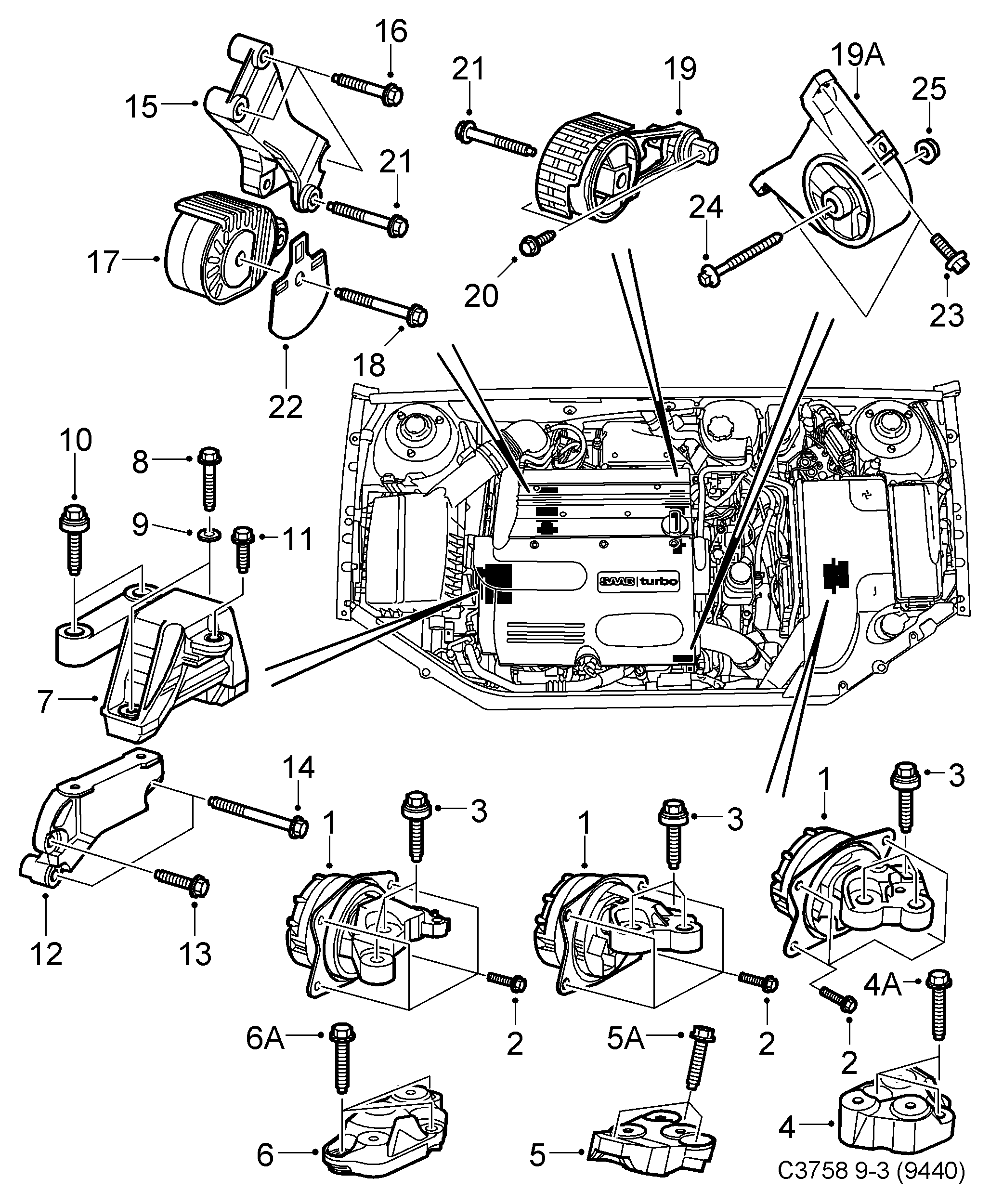 Opel 13207586 - Holder, engine mounting onlydrive.pro