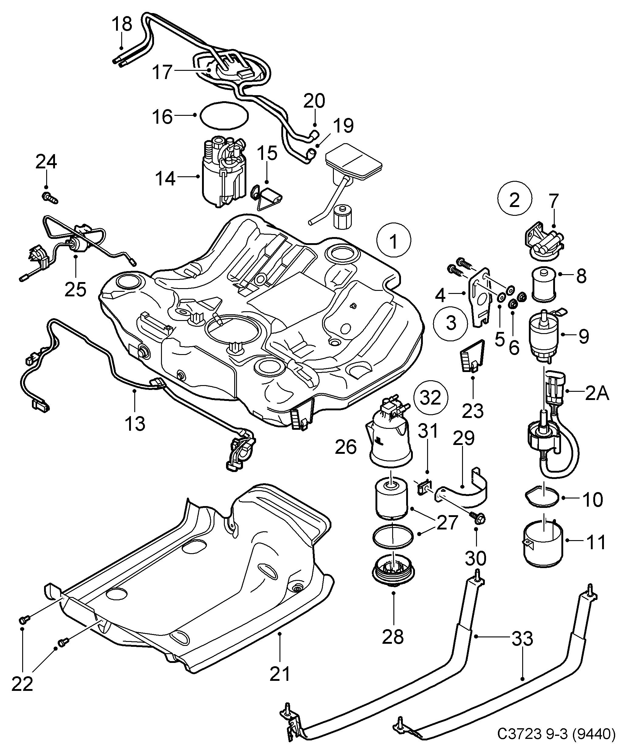 Opel 93190714 - Fuel Supply Module onlydrive.pro