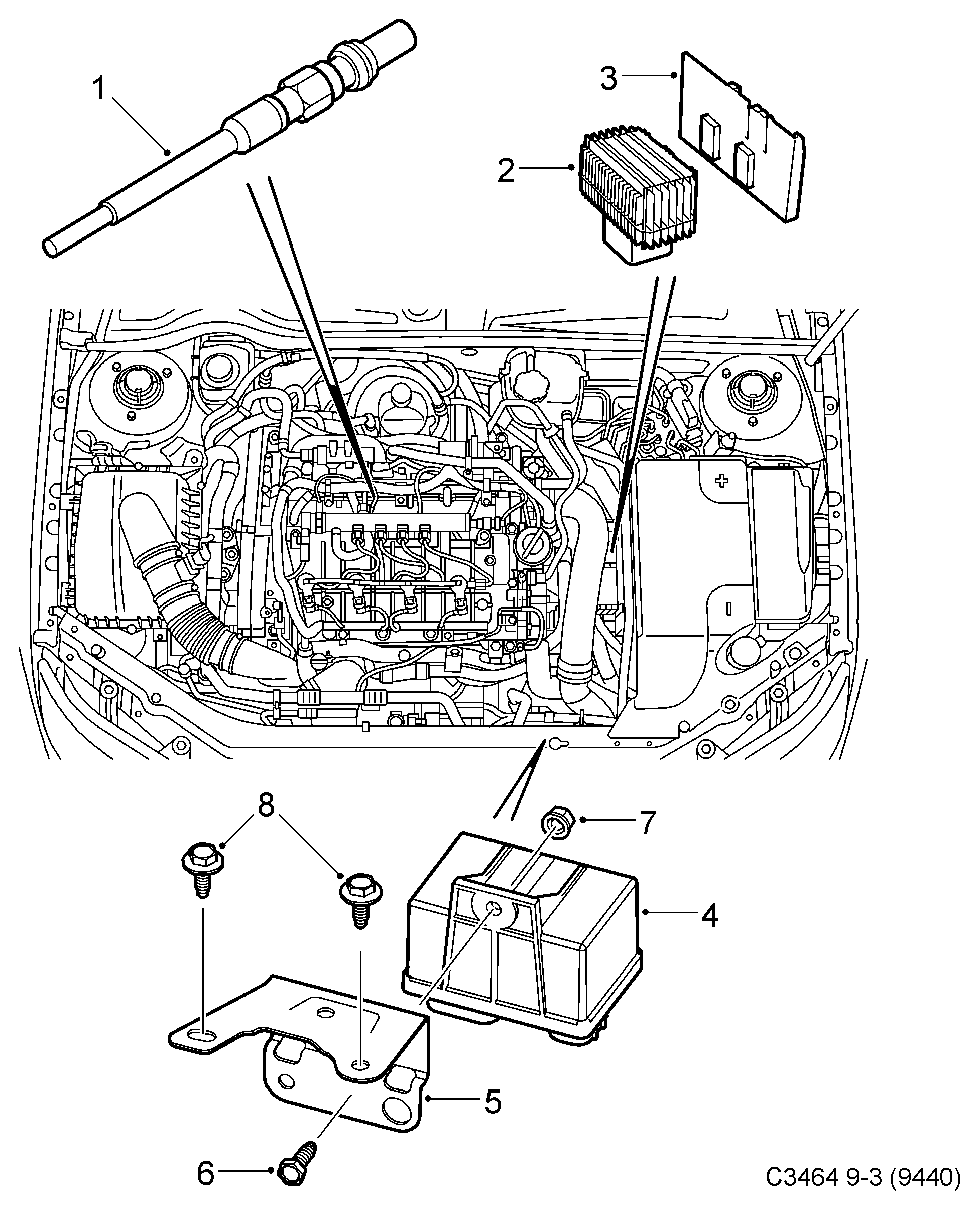 Opel 55353011 - Control Unit, glow plug system onlydrive.pro