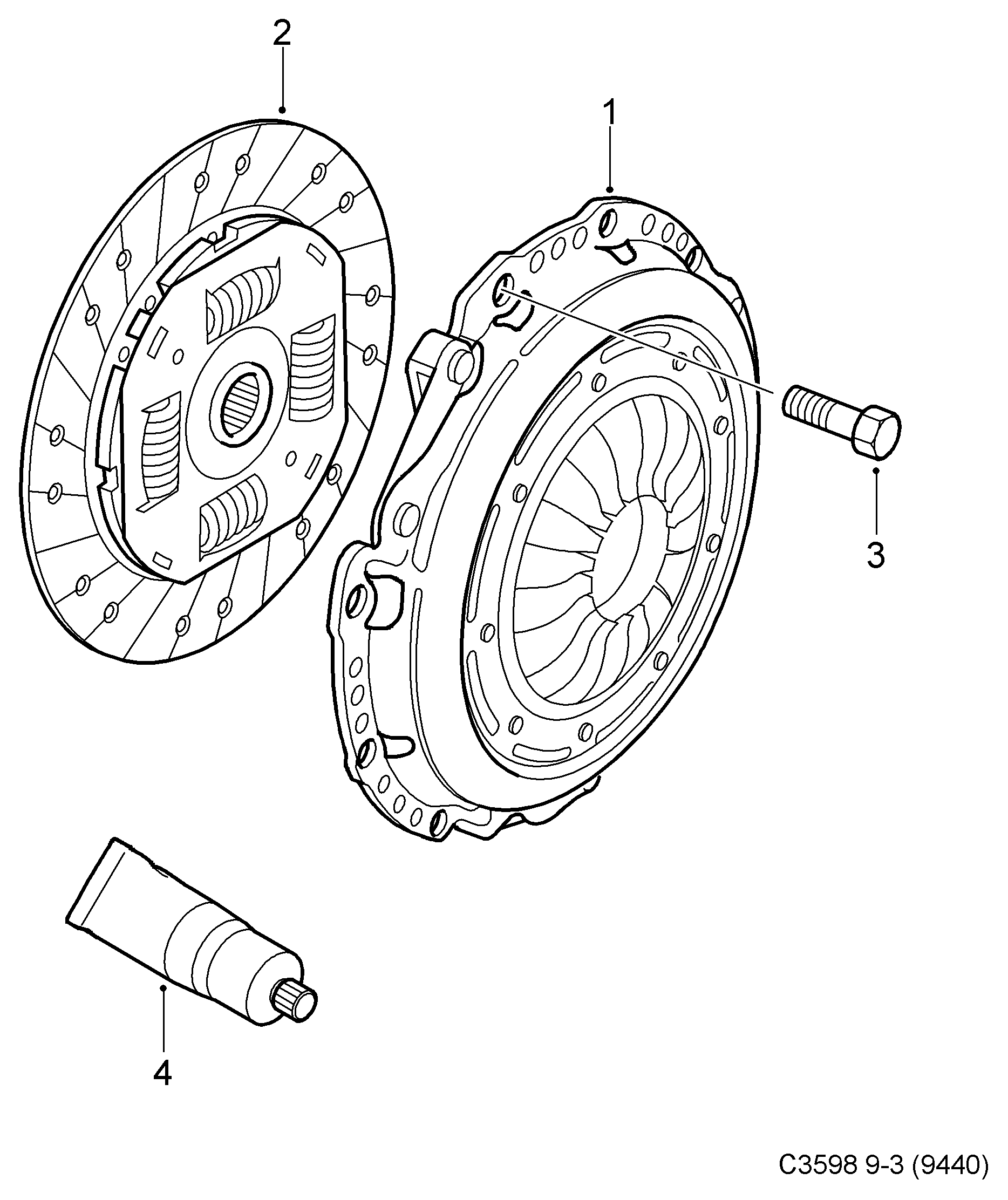 SAAB 12798215 - Clutch Kit onlydrive.pro