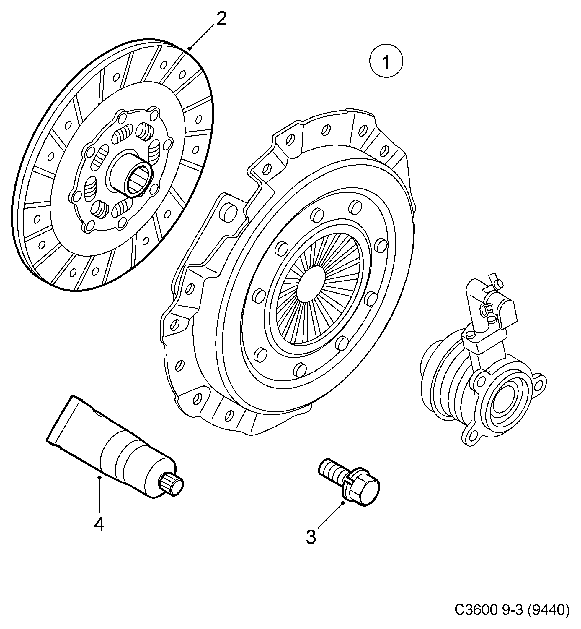 SAAB 93179219 - Clutch Kit onlydrive.pro