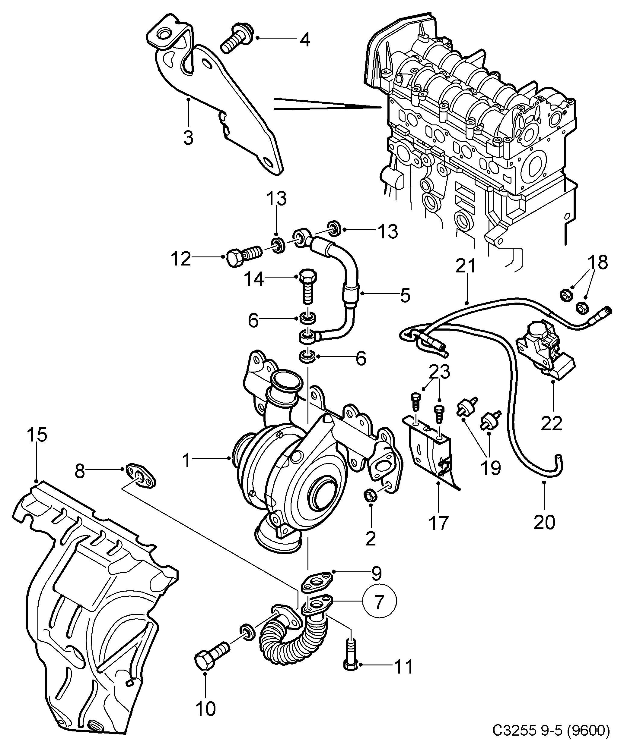 Opel 93179213 - Turbocharger, (2006-2010) , z19dth: 1 pcs. onlydrive.pro