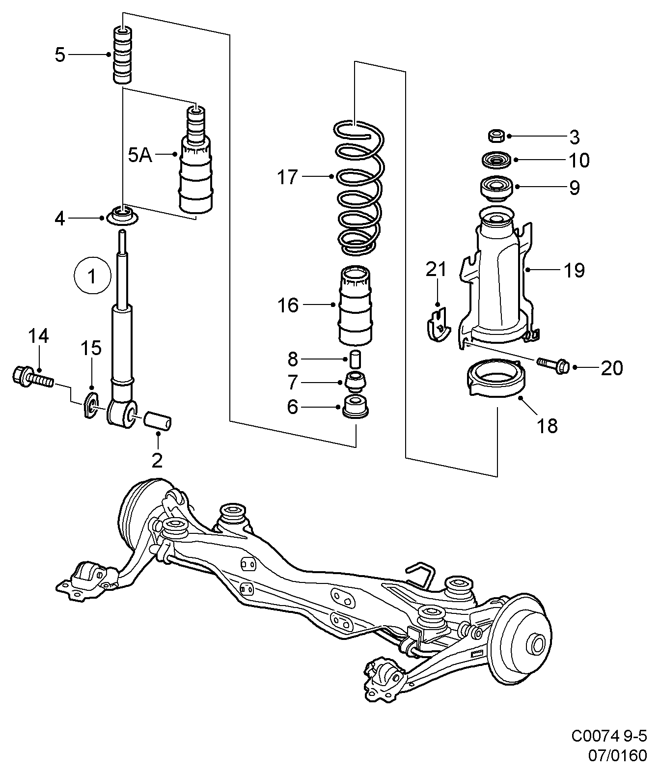 SAAB 4835930 - Putekļu aizsargkomplekts, Amortizators onlydrive.pro