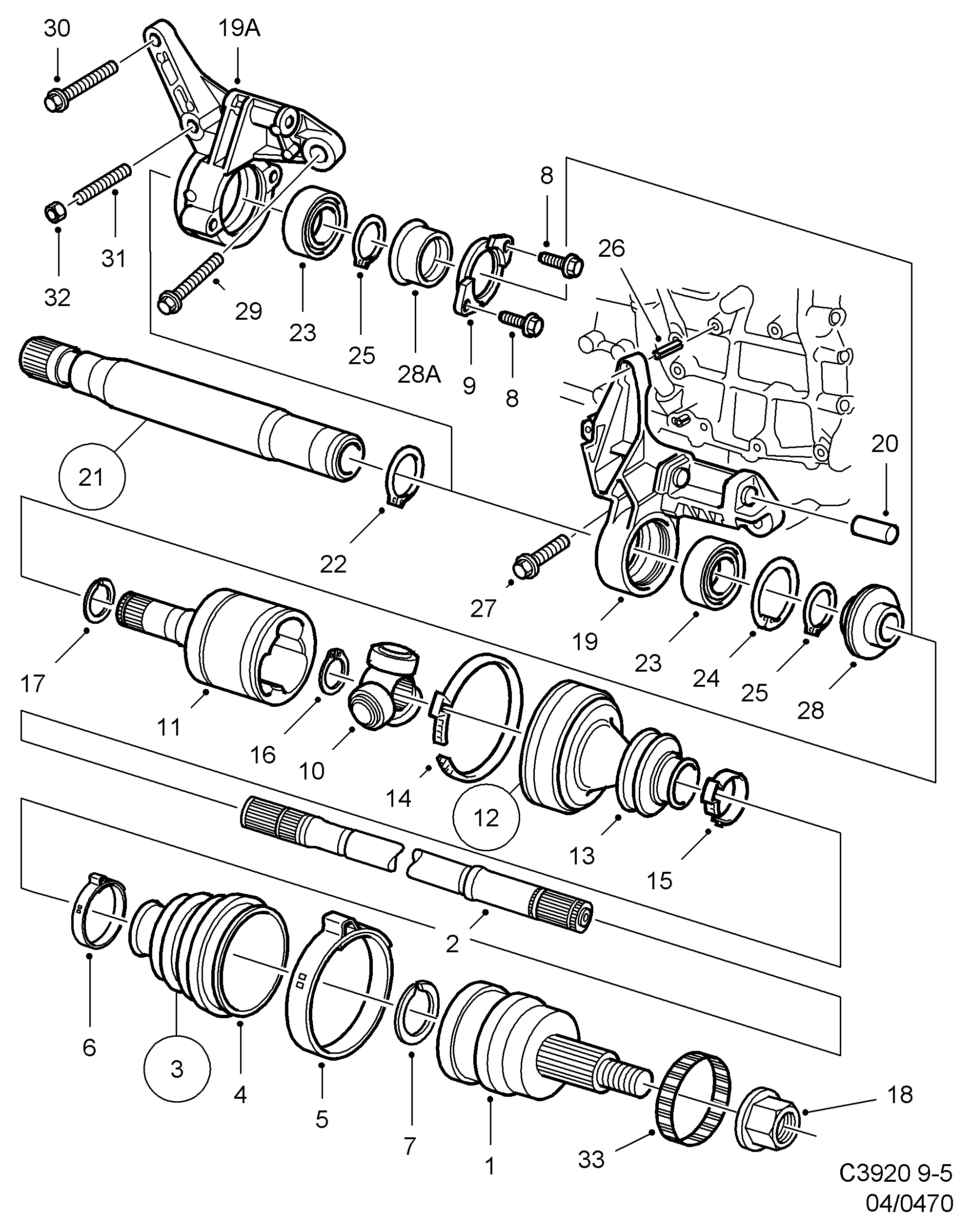 SAAB 5390471 - Bearing Kit, wheel hub onlydrive.pro