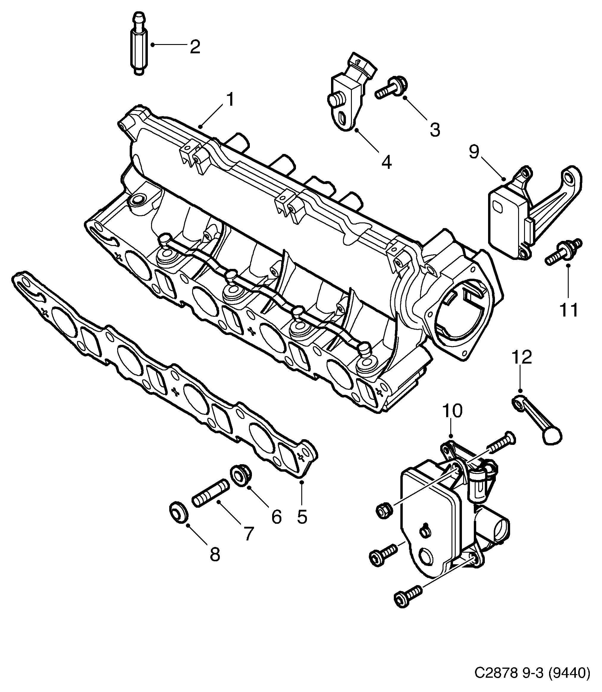 SAAB 55206459 - Intake Manifold Module onlydrive.pro