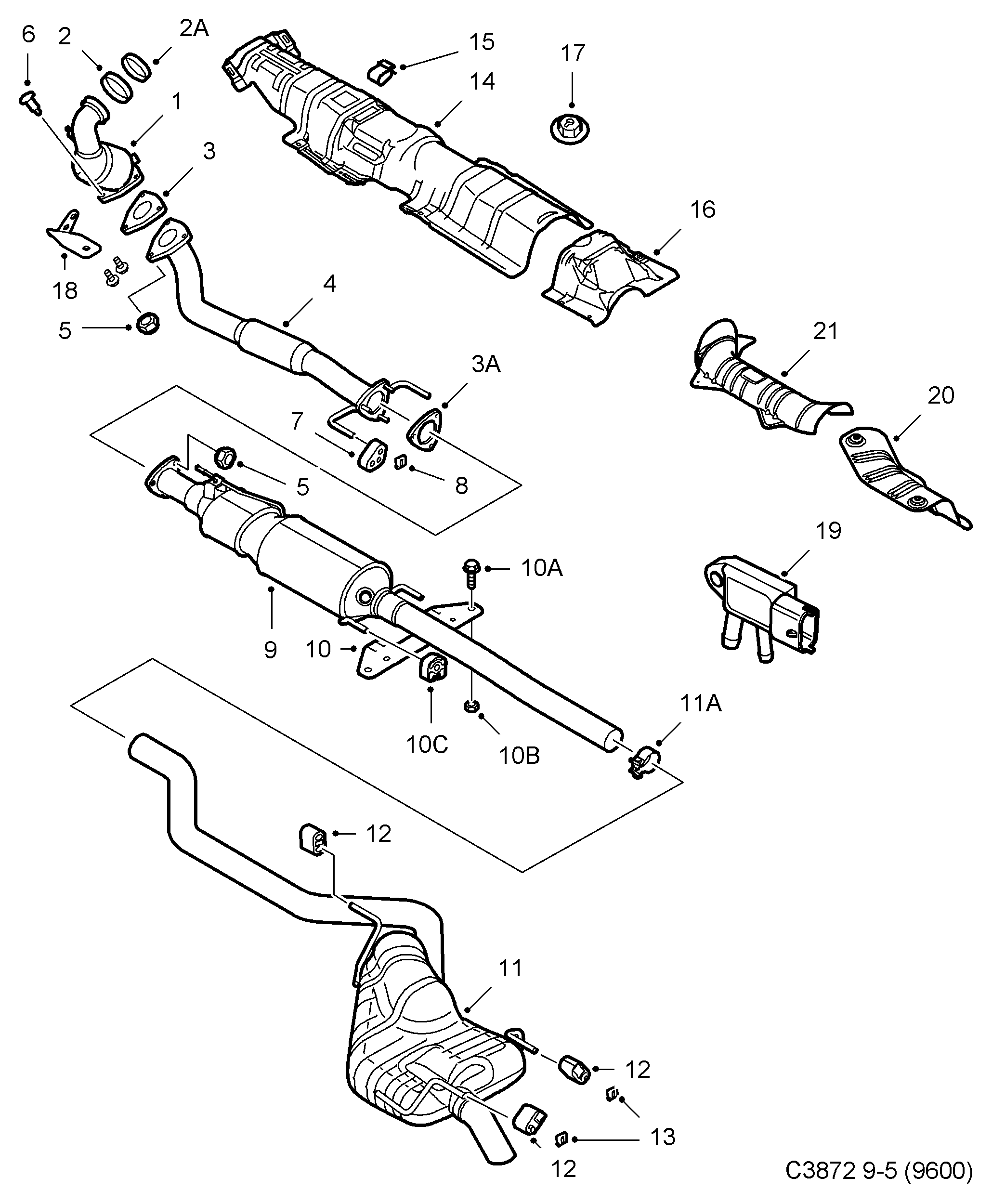 Opel 55 187 592 - Прокладка, труба выхлопного газа onlydrive.pro