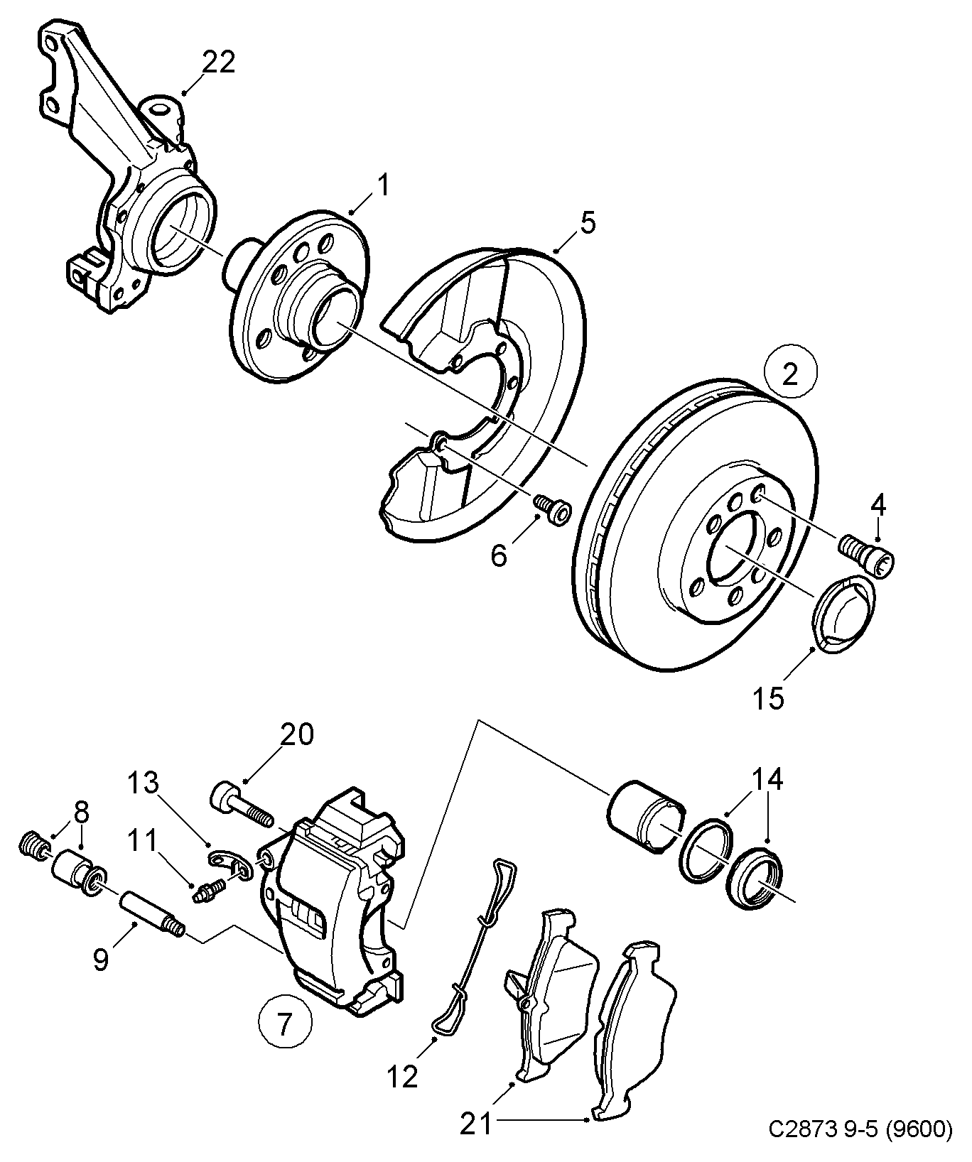 SAAB 90 496 444 - Bearing Kit, wheel hub onlydrive.pro